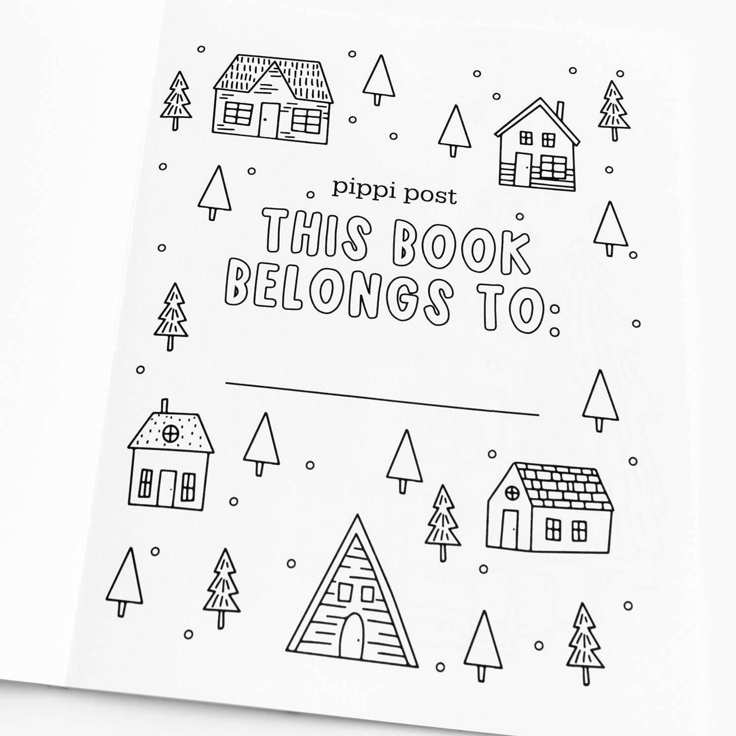 Home for the Holidays Coloring Book - bubblegum market