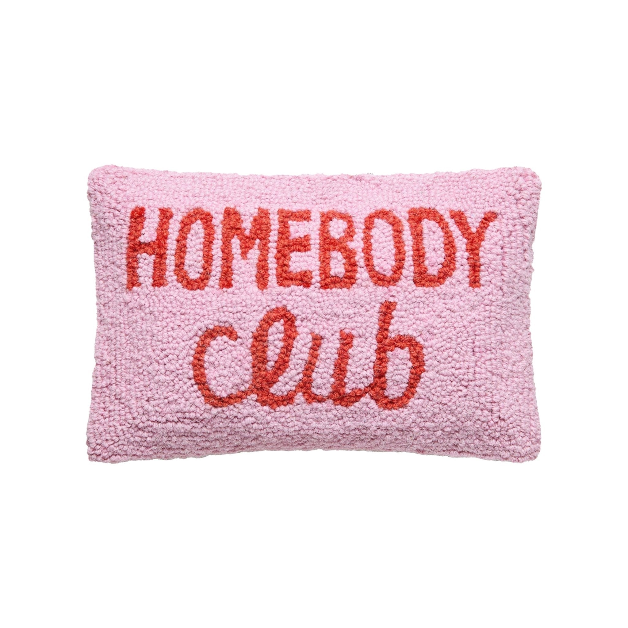 Homebody Club Hook Pillow - bubblegum market