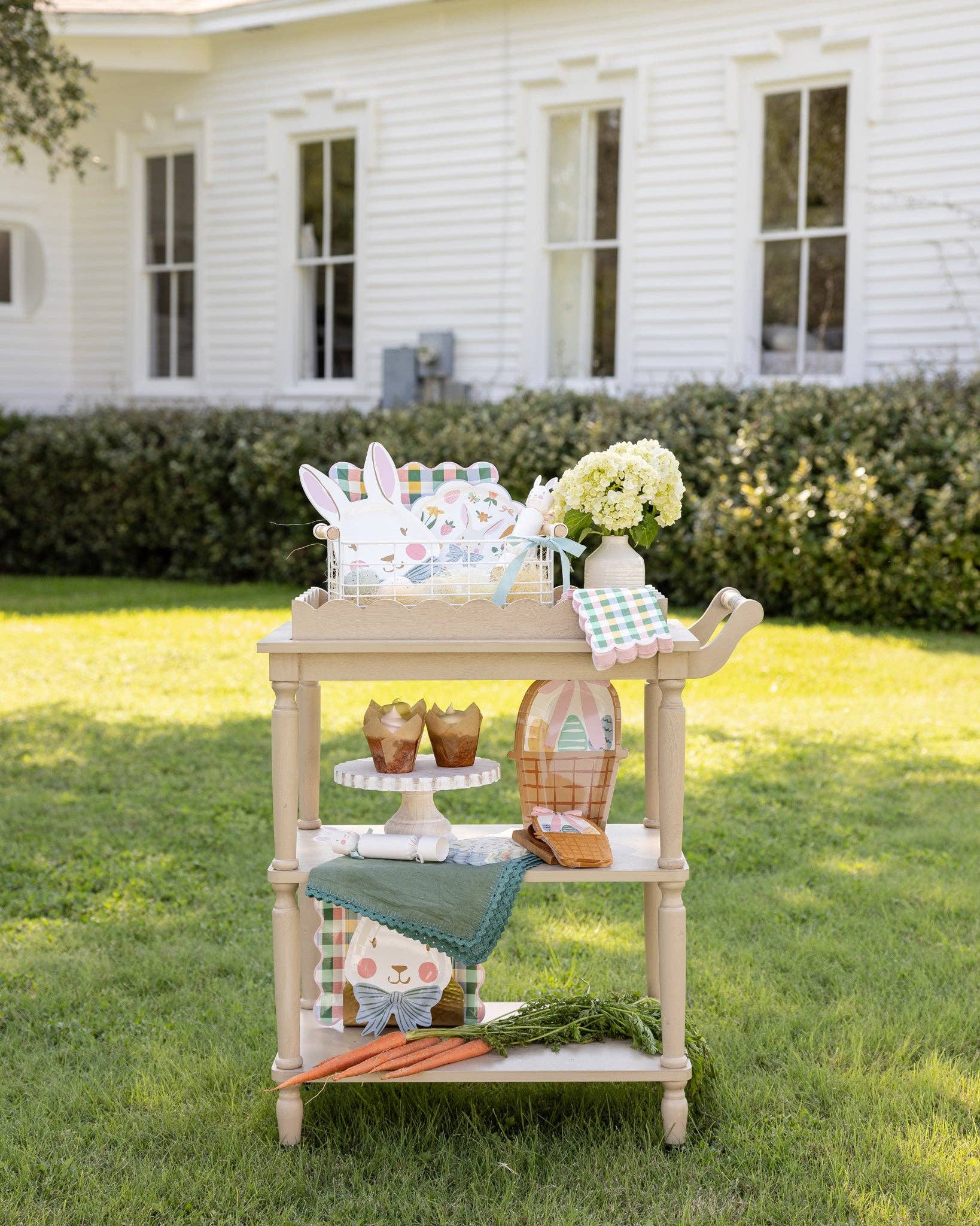 Hopscotch Gingham Dinner Napkins - bubblegum market