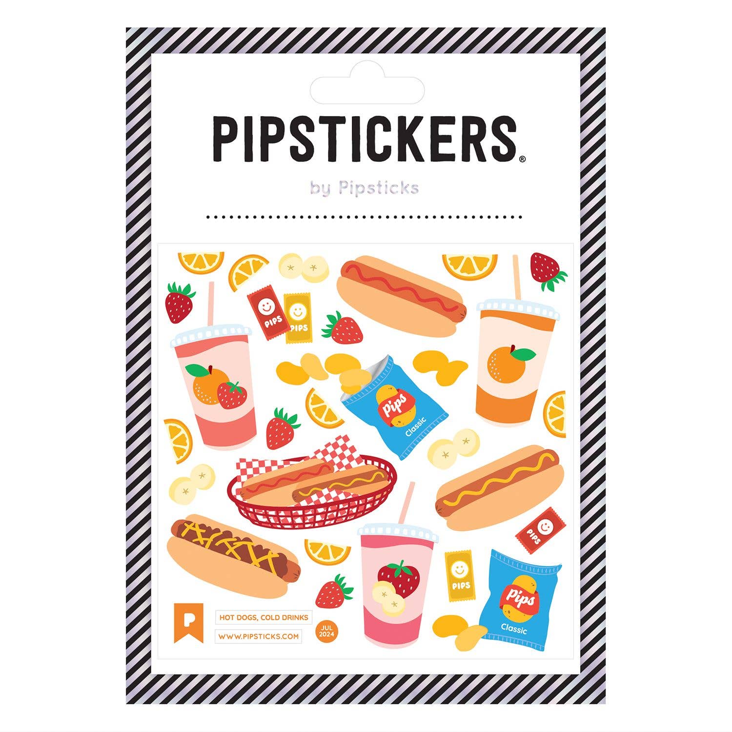 Hot Dogs, Cold Drinks Stickers - bubblegum market