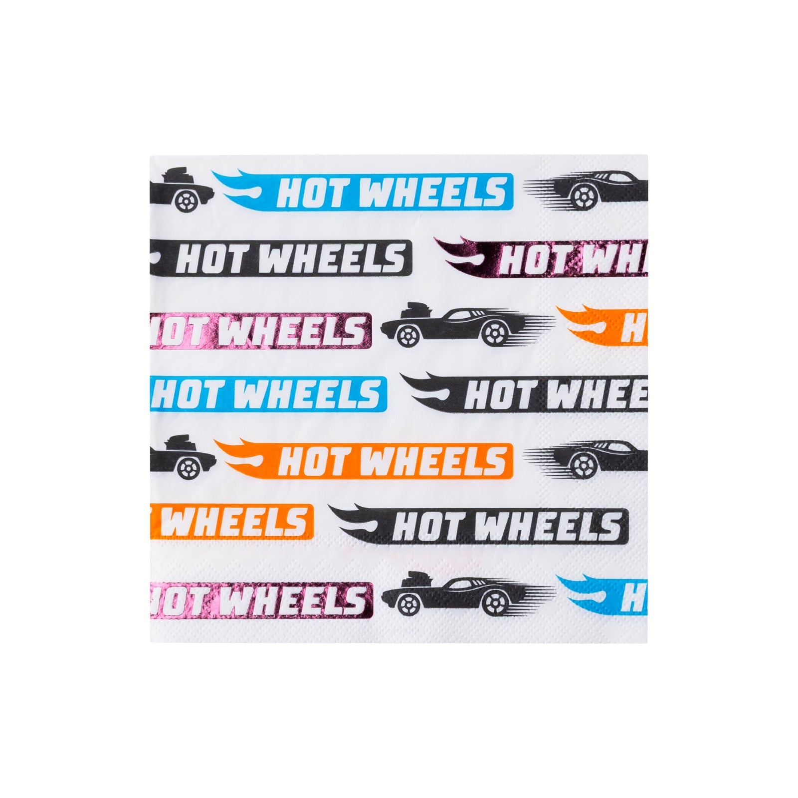HOT WHEELS™ Multicolor Race Car Large Napkins - bubblegum market