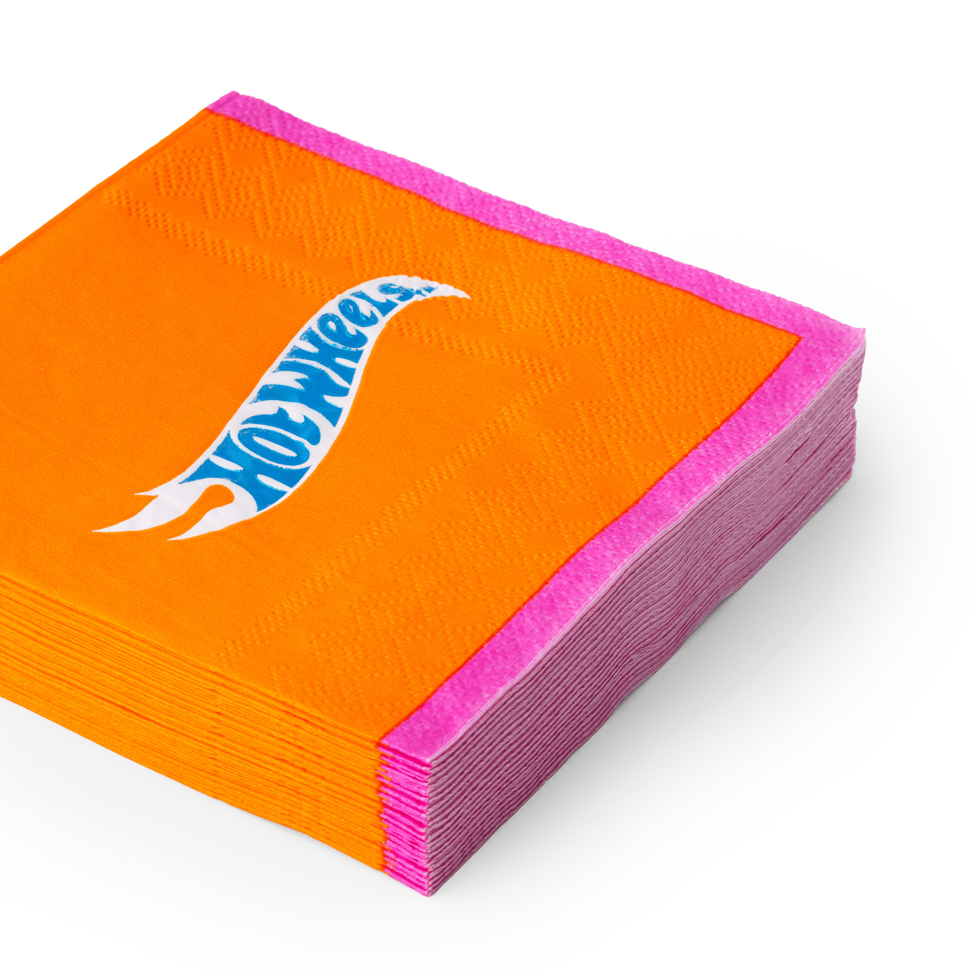 HOT WHEELS™ Orange Small Napkins - bubblegum market