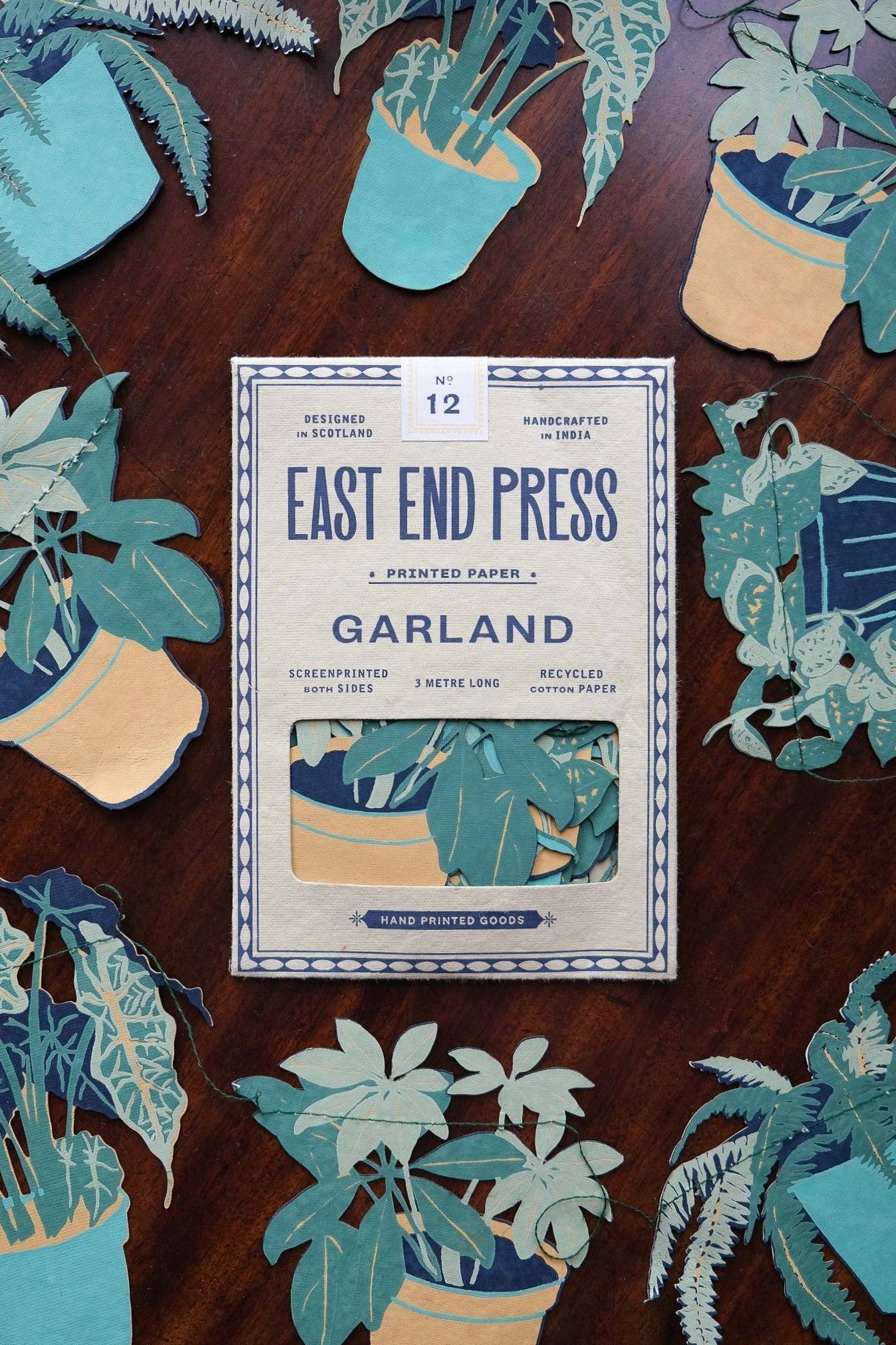 Houseplants Sewn Garland - bubblegum market