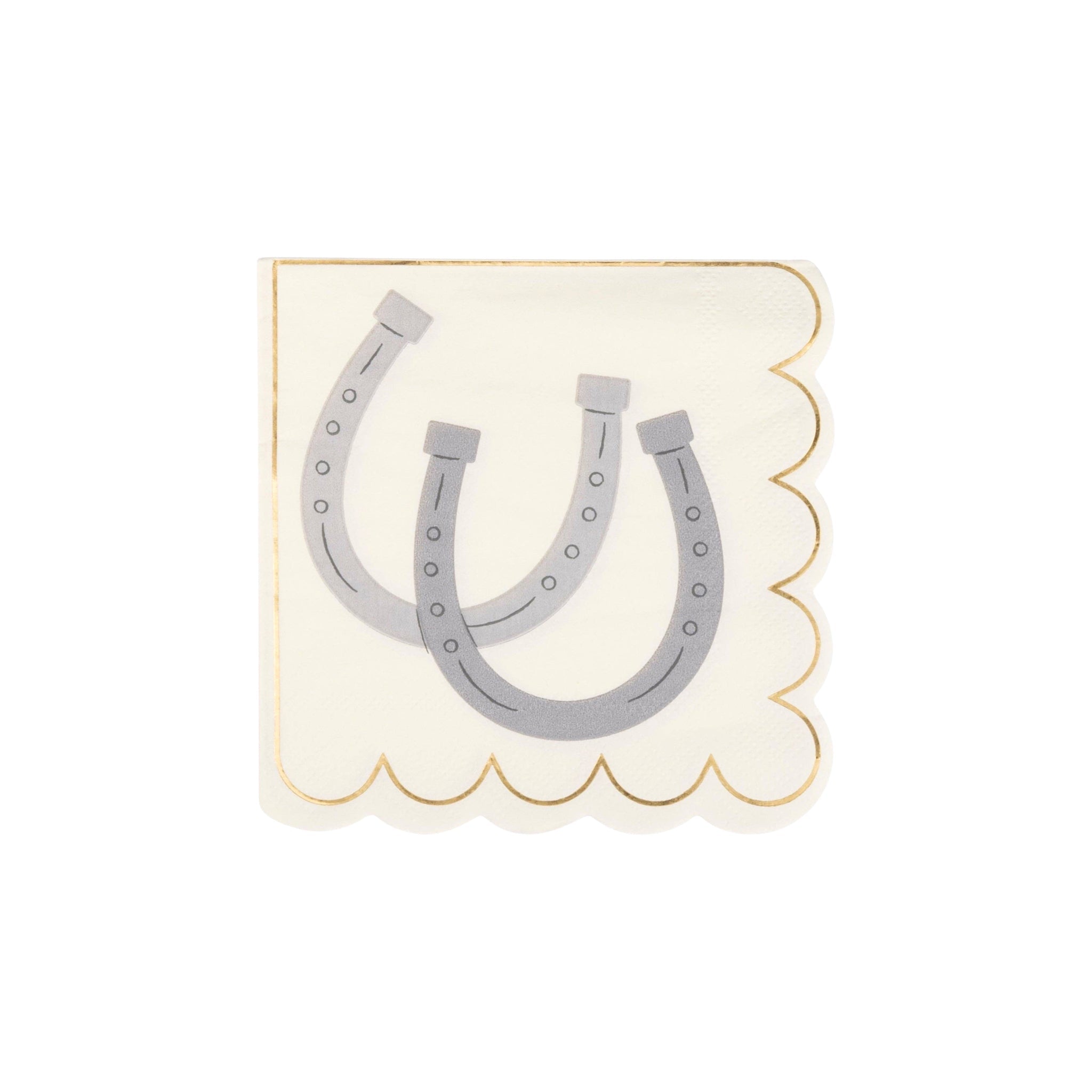 Howdy Horseshoe Cocktail Napkins - bubblegum market