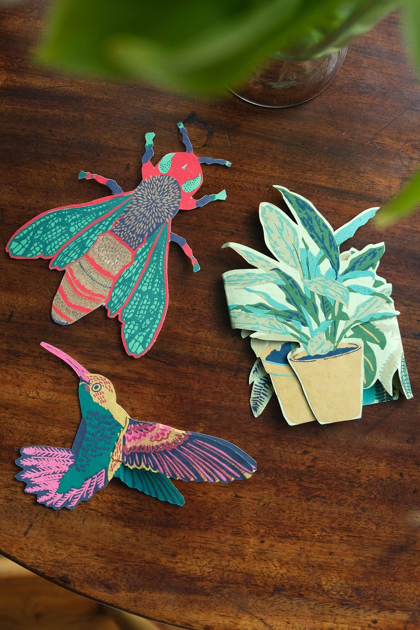 Hummingbird Greeting Card - bubblegum market