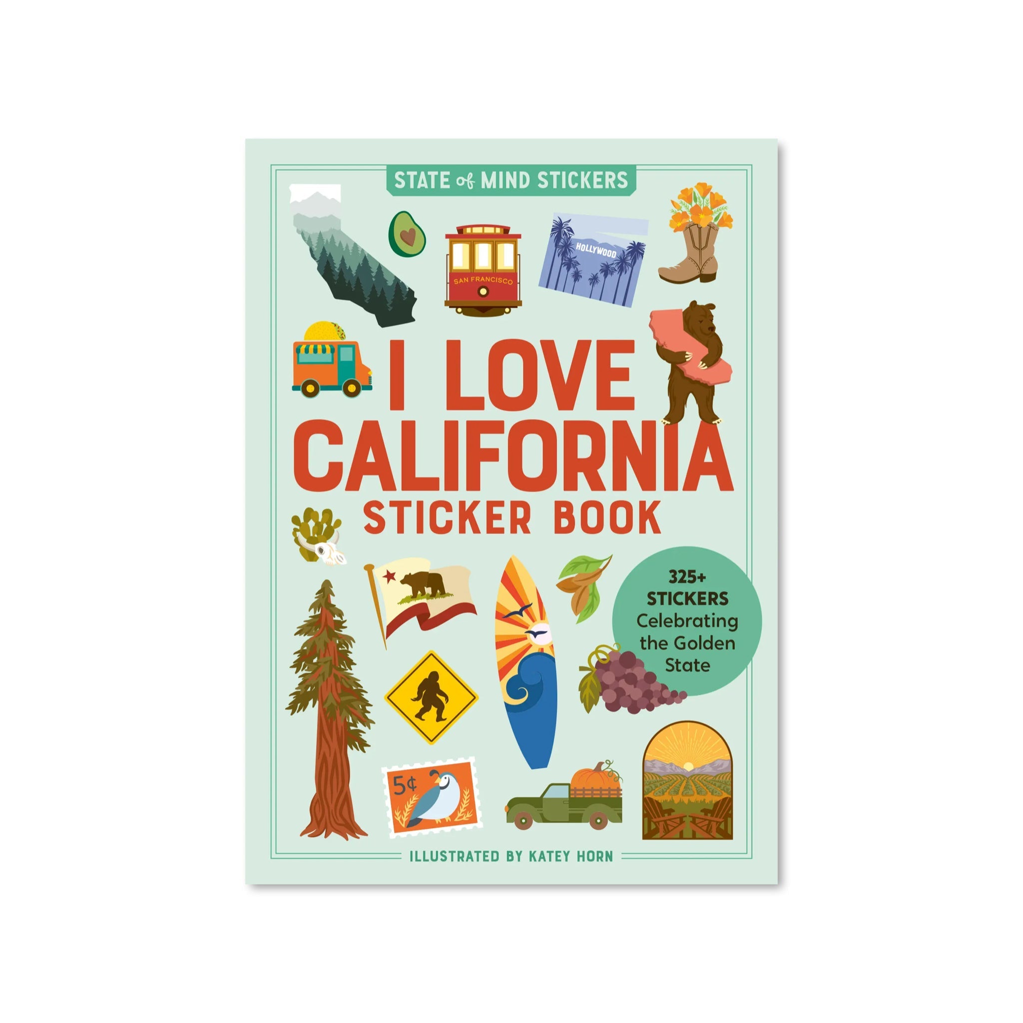 I Love California Sticker Book - bubblegum market