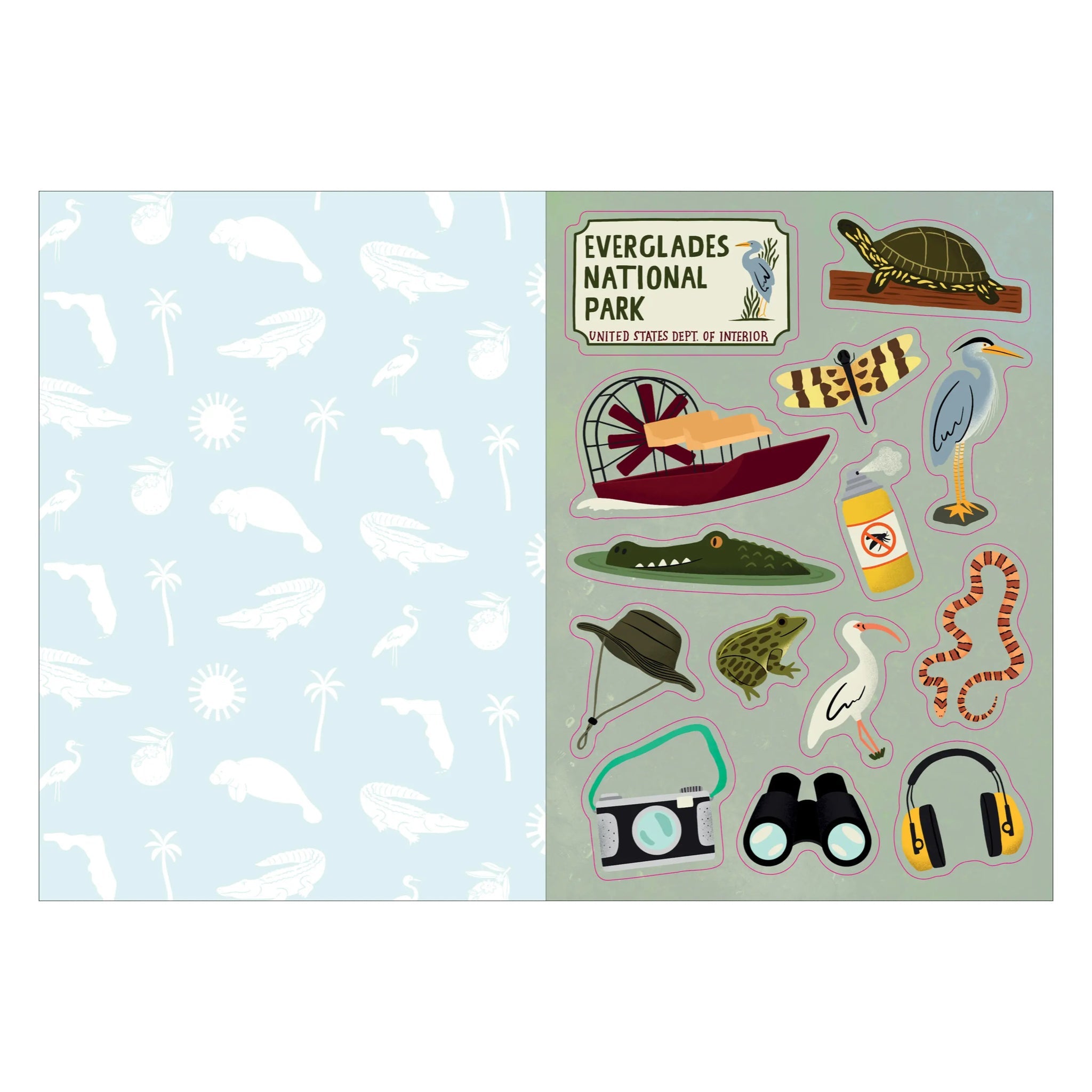 I Love Florida Sticker Book - bubblegum market