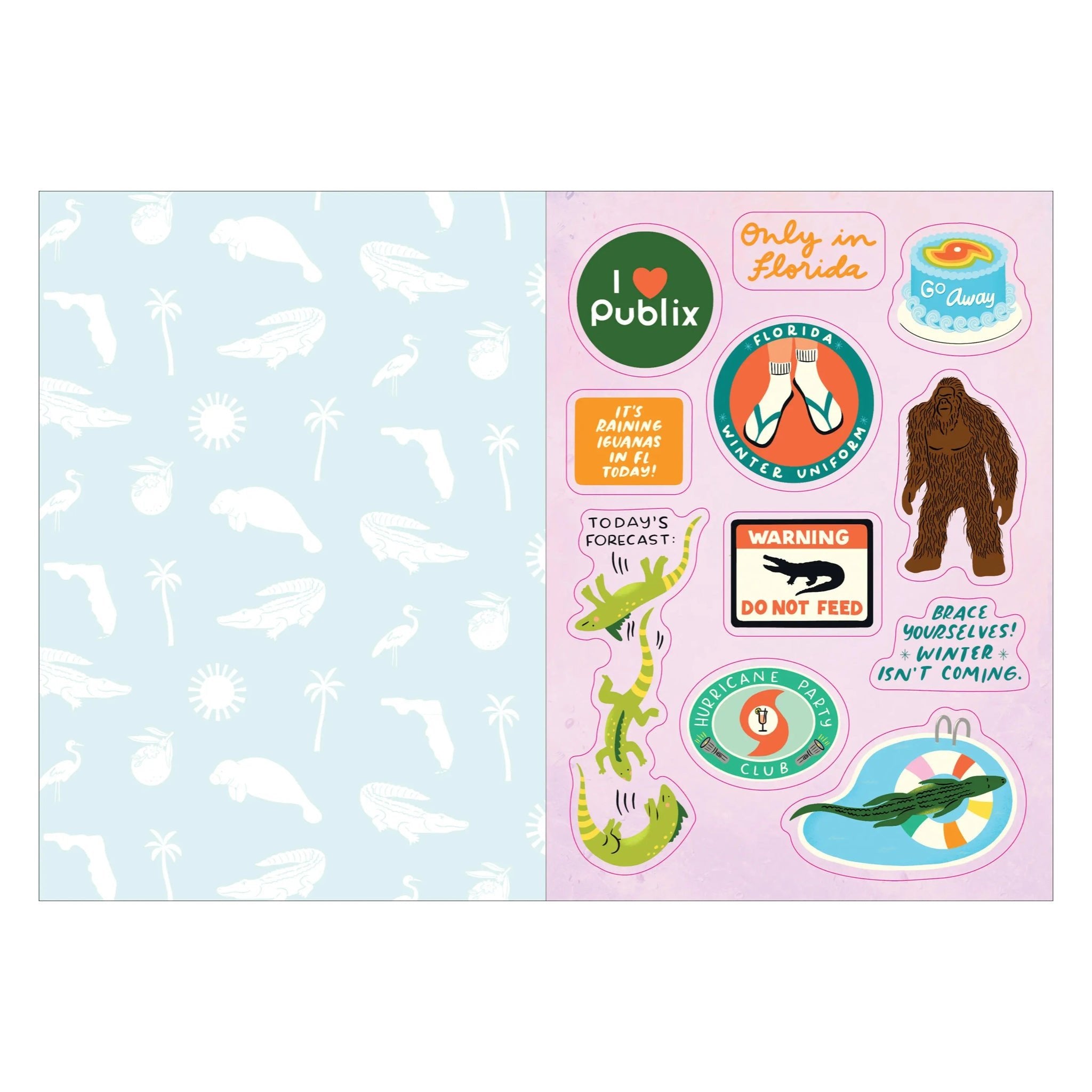I Love Florida Sticker Book - bubblegum market