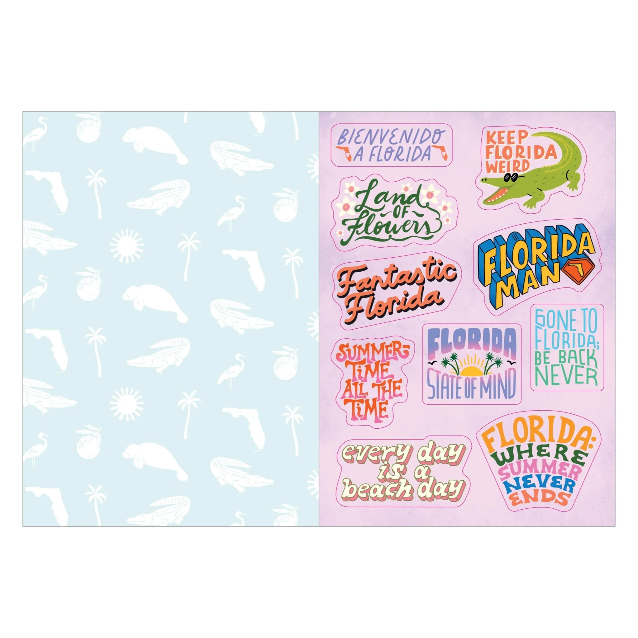 I Love Florida Sticker Book - bubblegum market