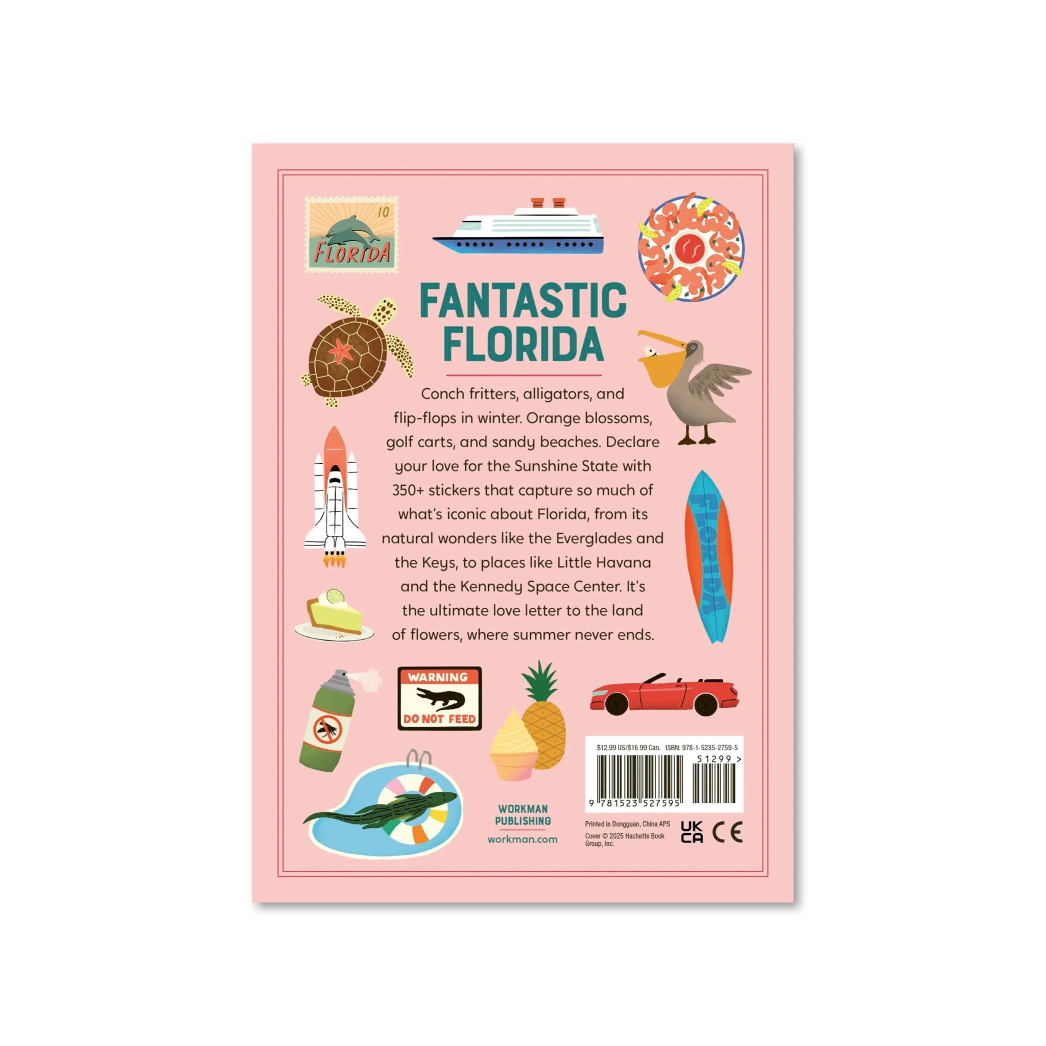 I Love Florida Sticker Book - bubblegum market