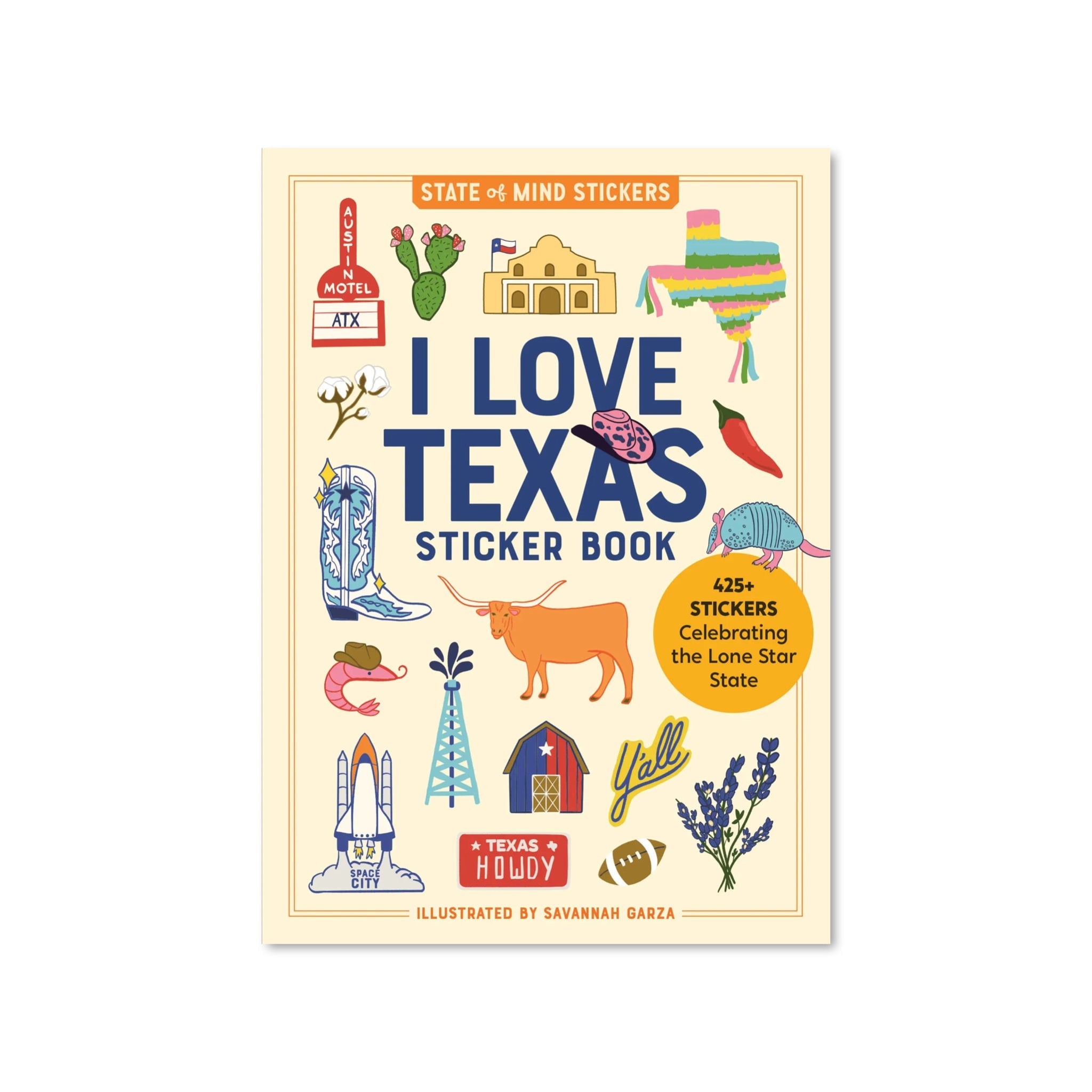 I Love Texas Sticker Book - bubblegum market