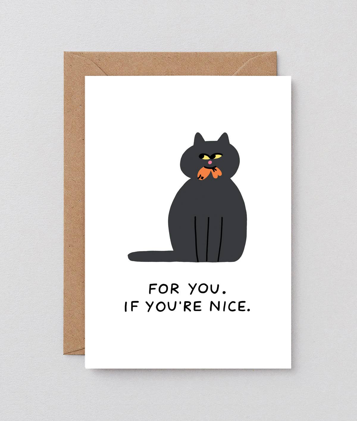 If You're Nice Greeting Card - bubblegum market