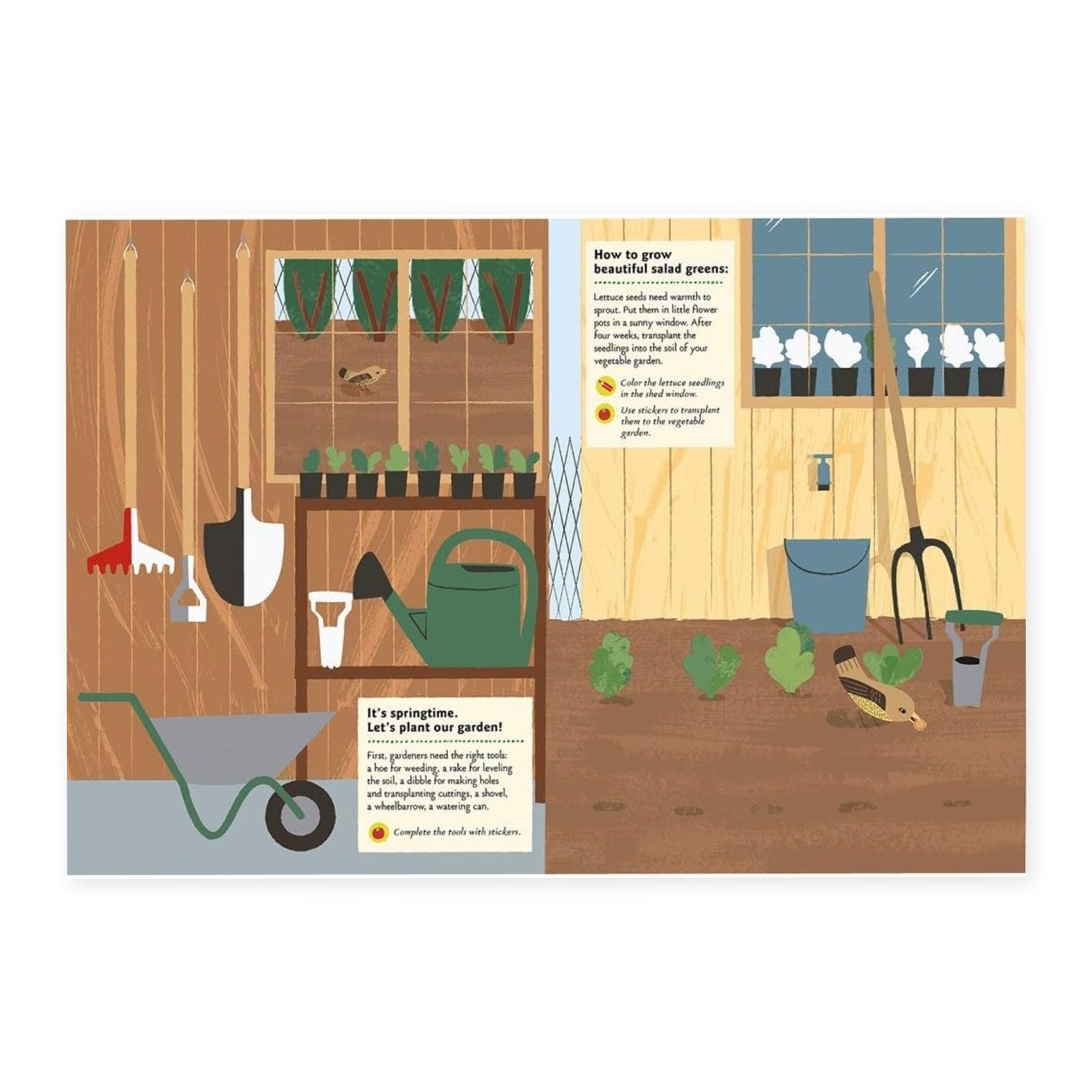 In the Vegetable Garden Sticker Activity Book - bubblegum market