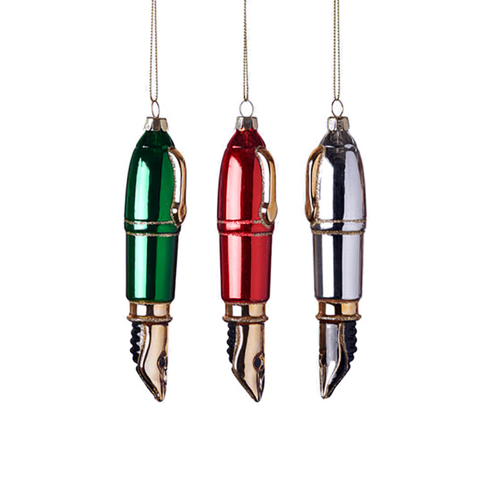 Ink Pen Ornament 5.75" - bubblegum market