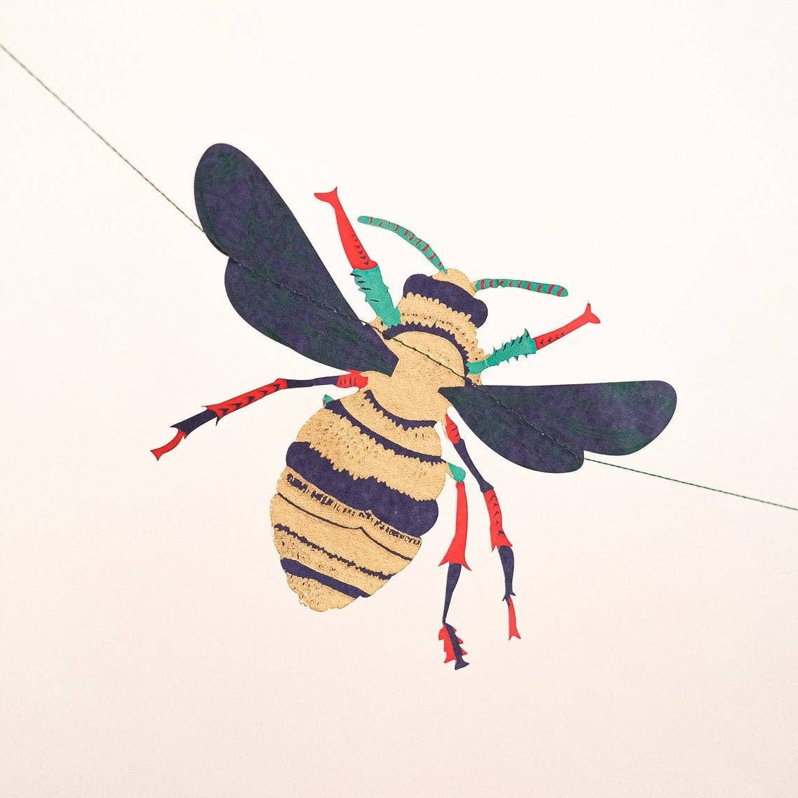 Insects Sewn Garland - bubblegum market