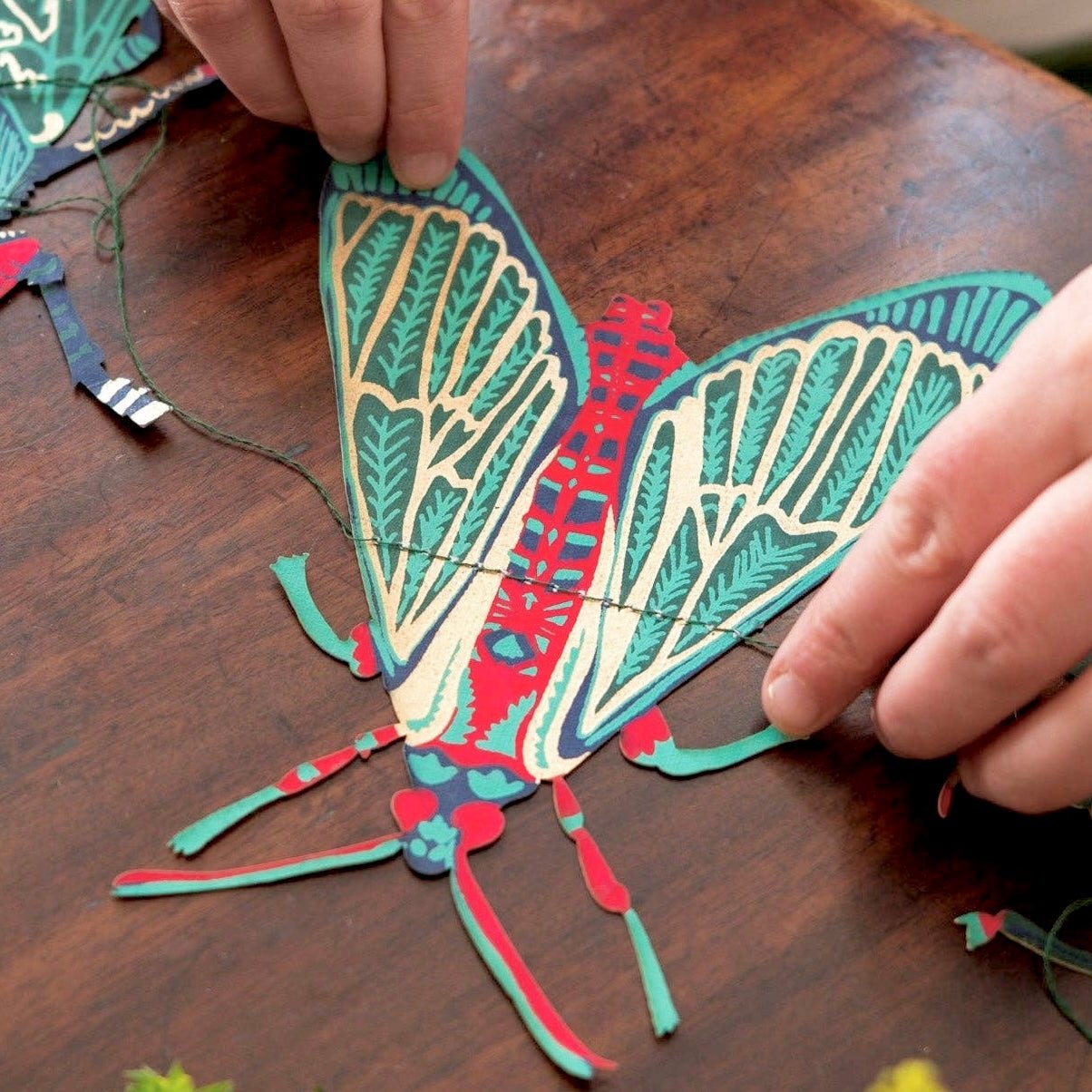 Insects Sewn Garland - bubblegum market