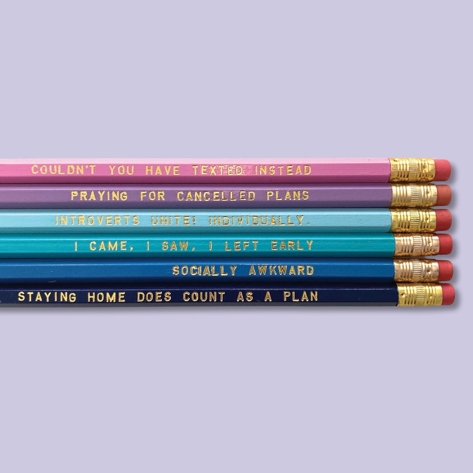 Introvert Pencil Pack - bubblegum market