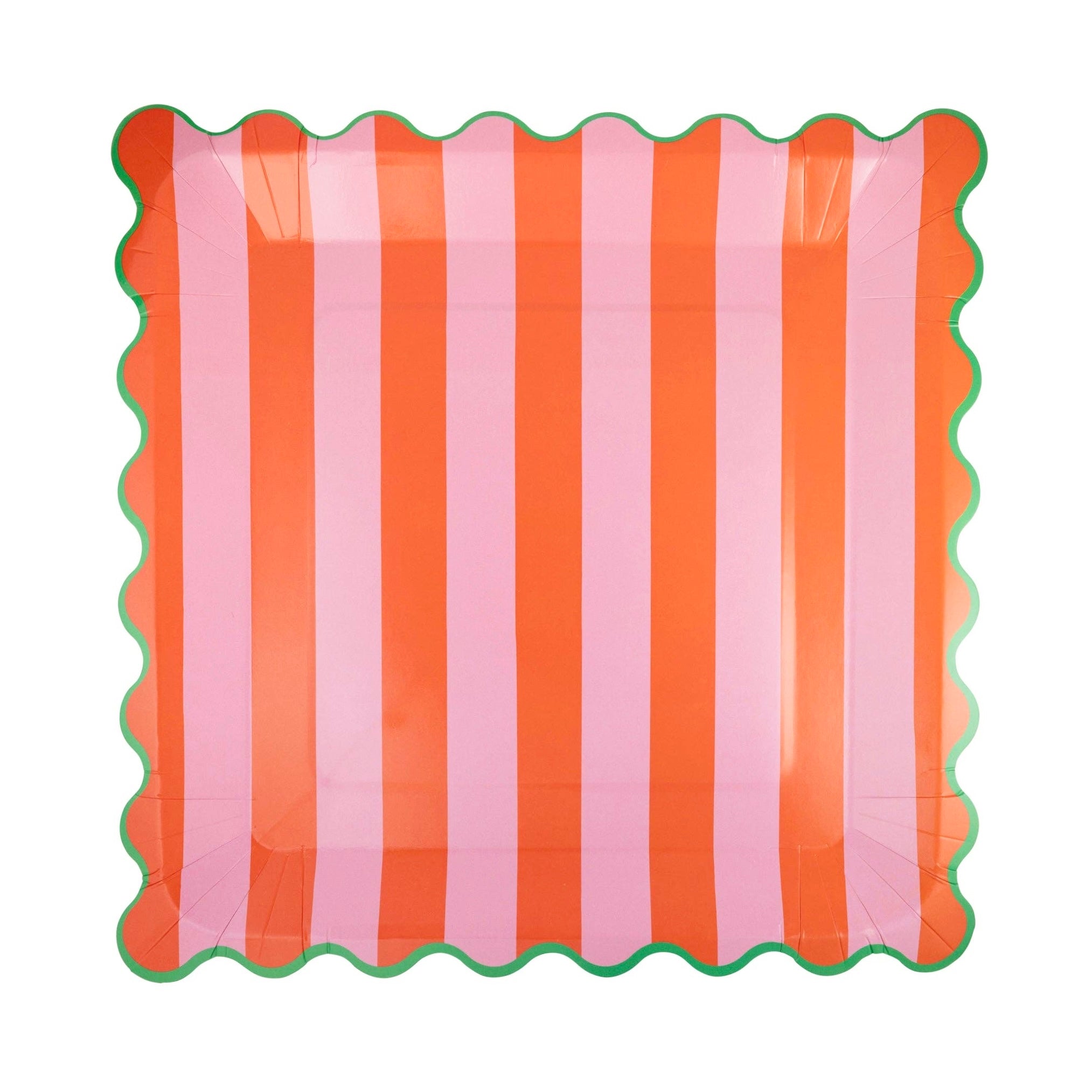 It’s Your Birthday Multi - Colored Striped Plate Set 11" - bubblegum market