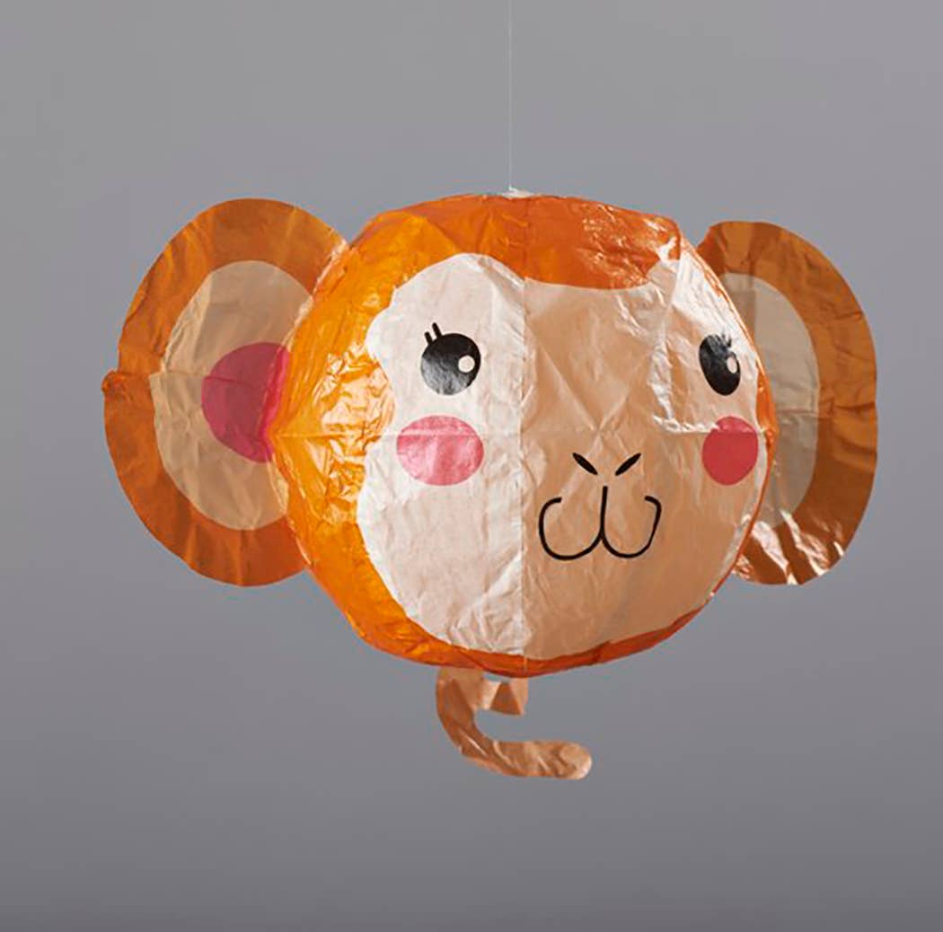 Japanese Paper Balloon Monkey - bubblegum market