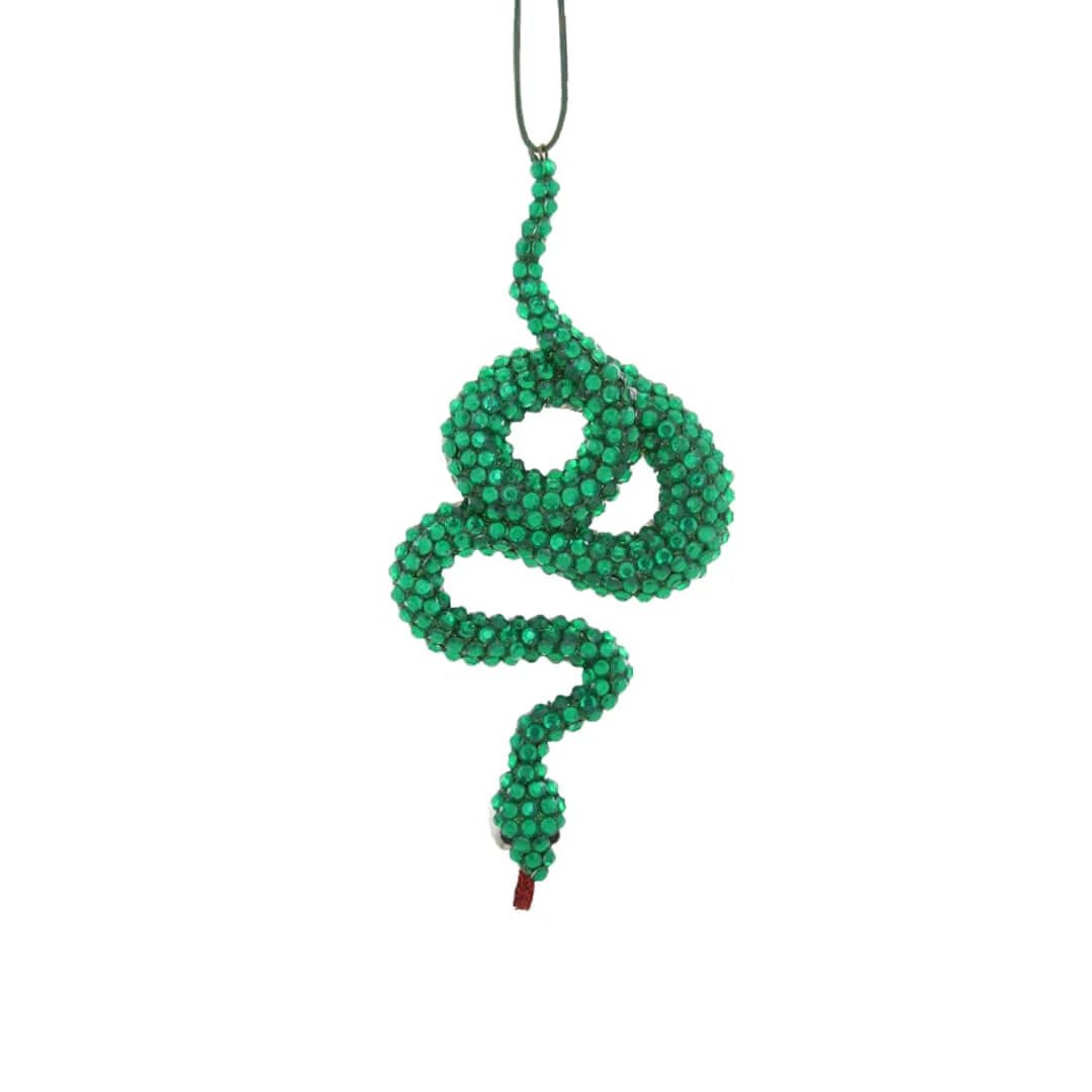 Jeweled Snake Ornament 5.5" - bubblegum market