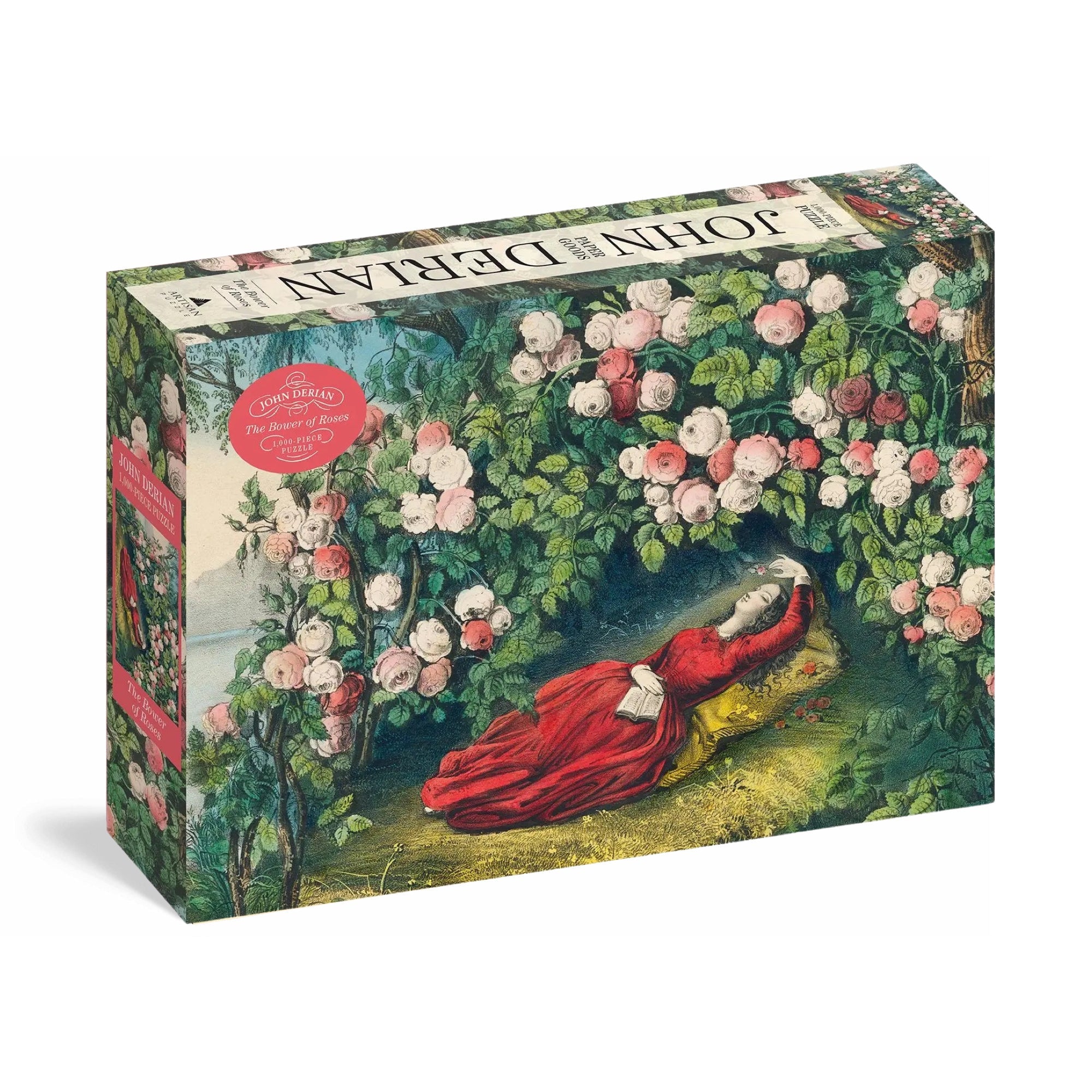 John Derian Bower of Roses 1,000 - Piece Puzzle - bubblegum market