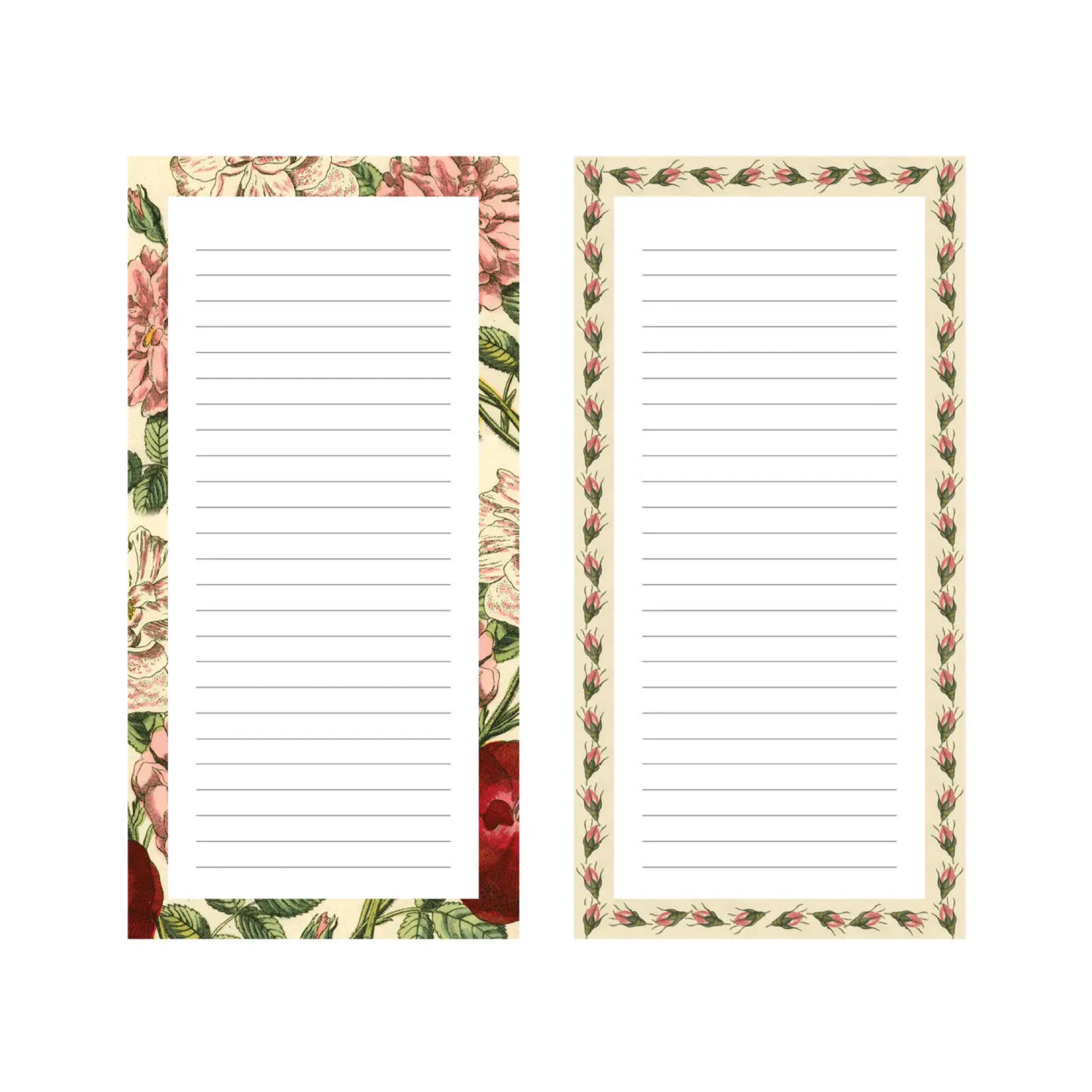 John Derian Everything Roses Notepad - bubblegum market