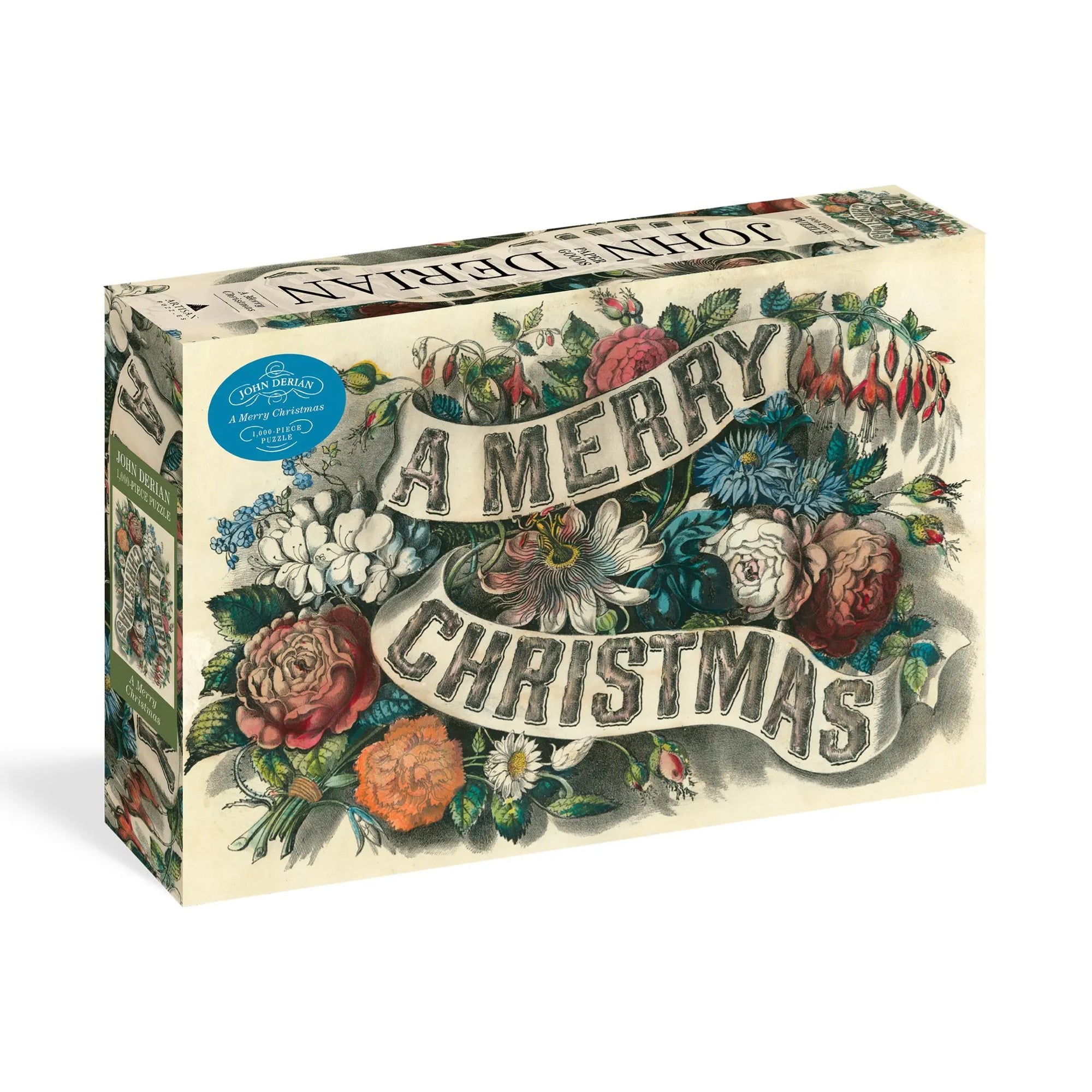 John Derian Merry Christmas 1,000 - Piece Puzzle - bubblegum market
