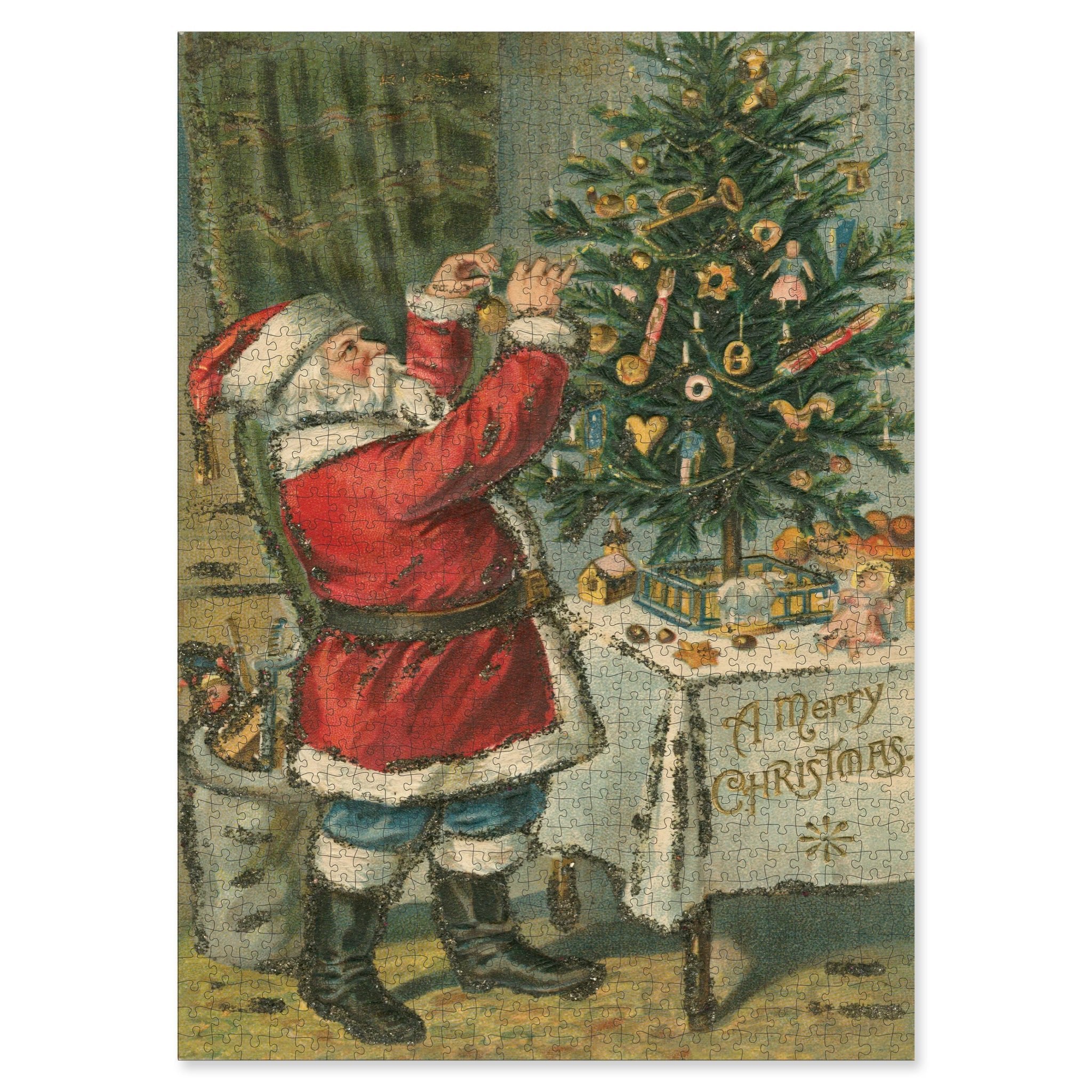 John Derian Santa Trims the Tree 1,000 - Piece Puzzle - bubblegum market