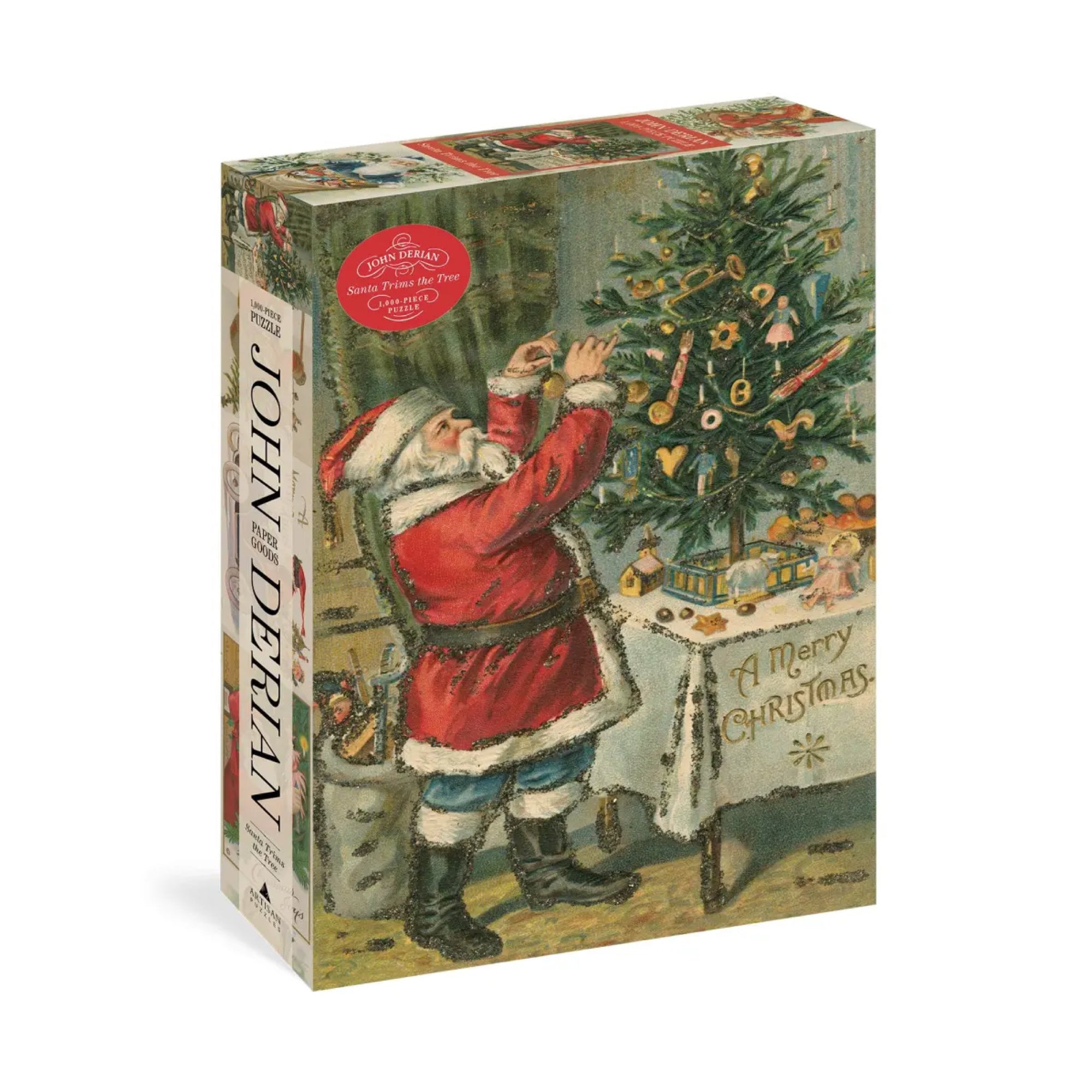 John Derian Santa Trims the Tree 1,000 - Piece Puzzle - bubblegum market