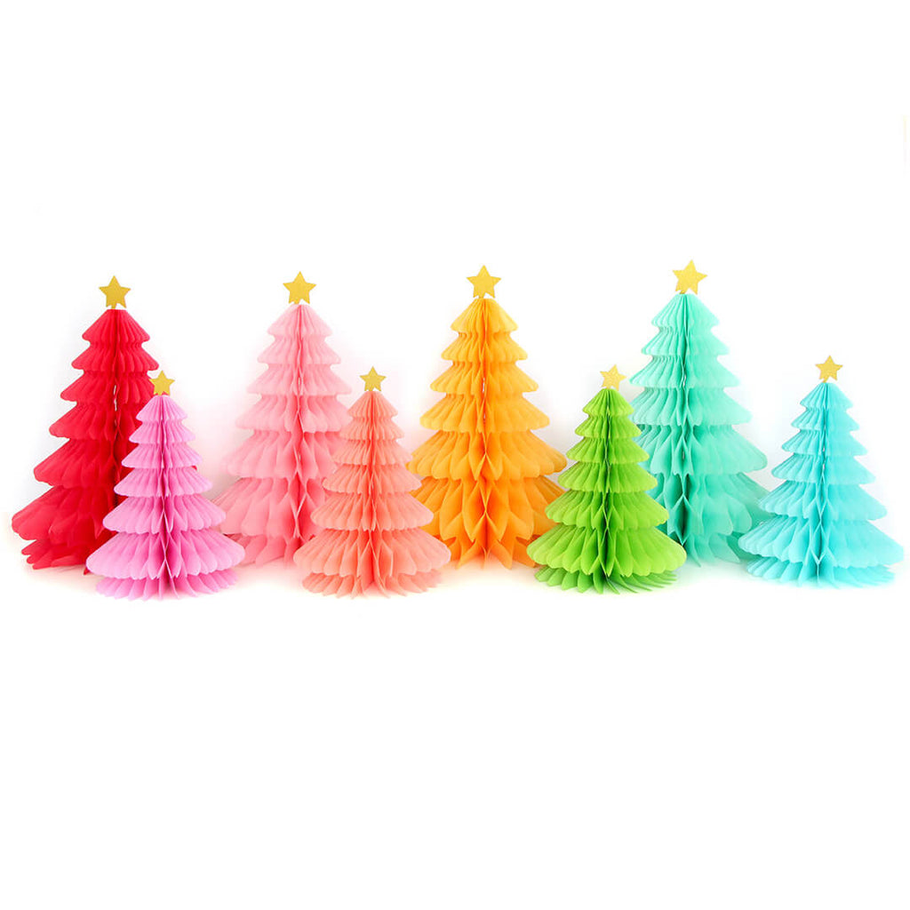 kailo-chic-rainbow-trees-christmas-honeycomb-decorations-tissue-paper