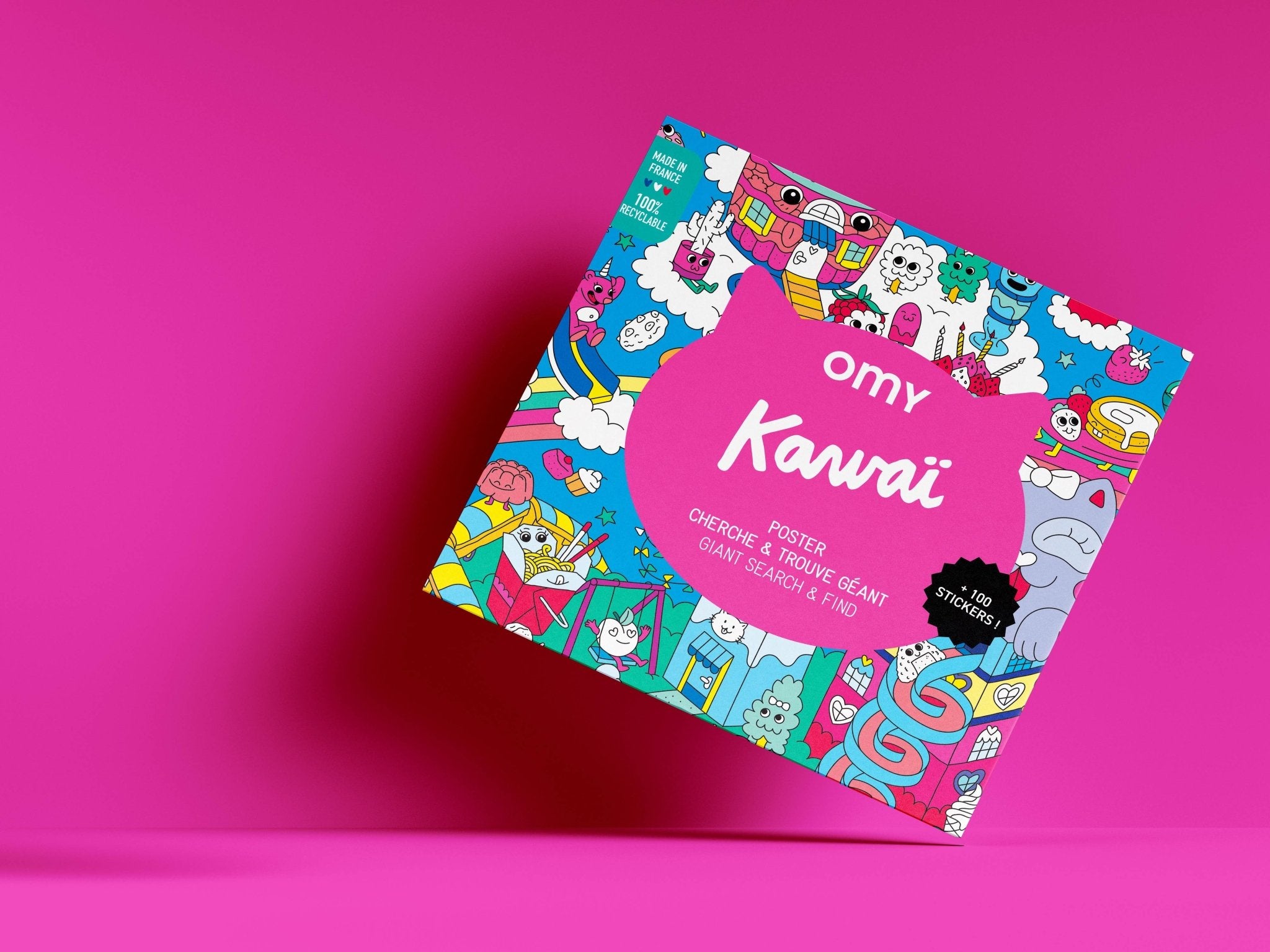 Kawaii Giant Sticker Poster - bubblegum market