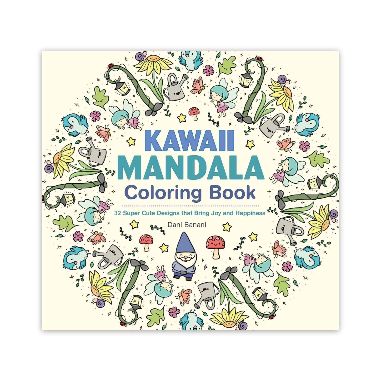 Kawaii Mandala Coloring Book - Super Cute Designs - bubblegum market