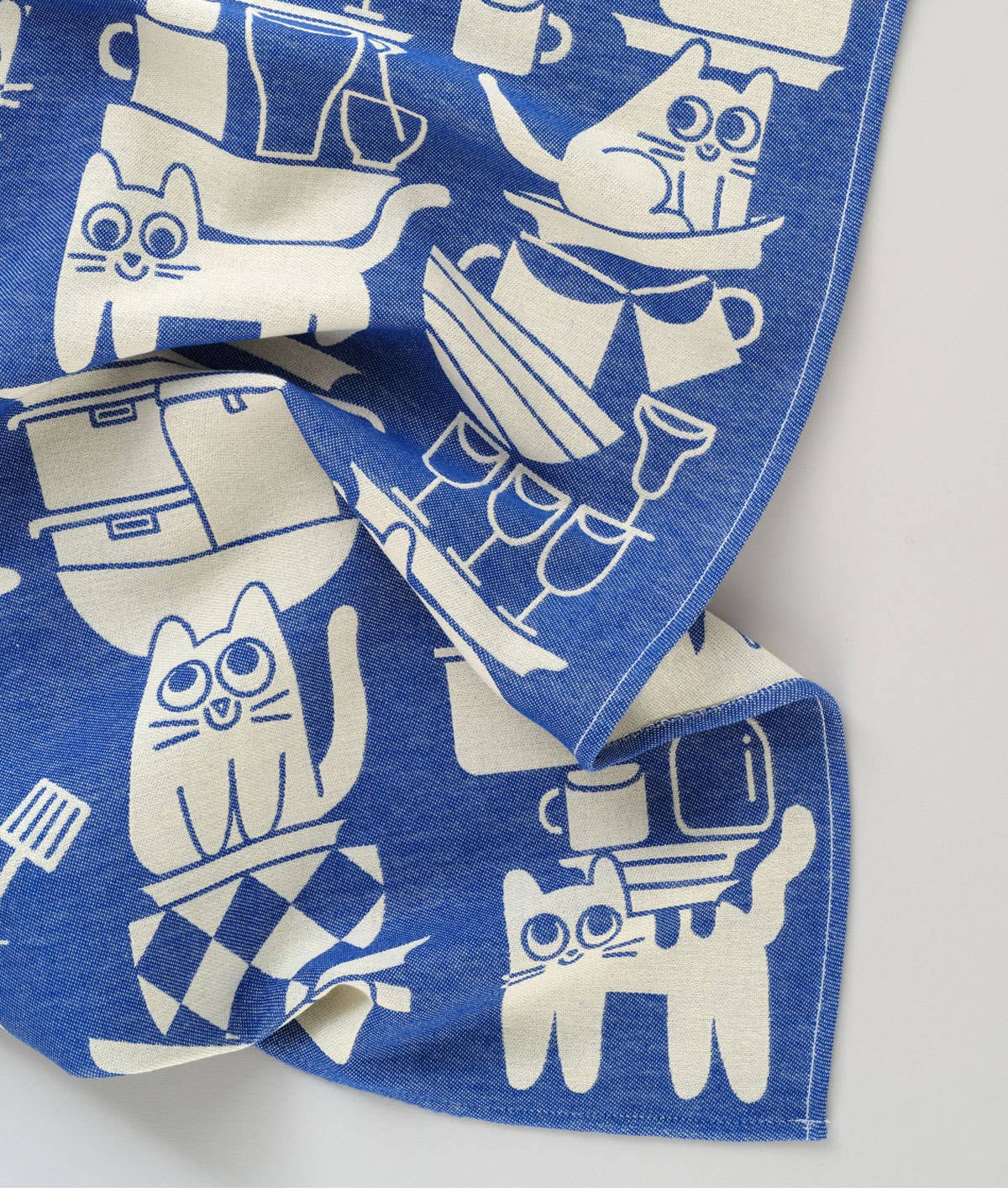 Kitchen Cats Cotton Tea Towel - bubblegum market