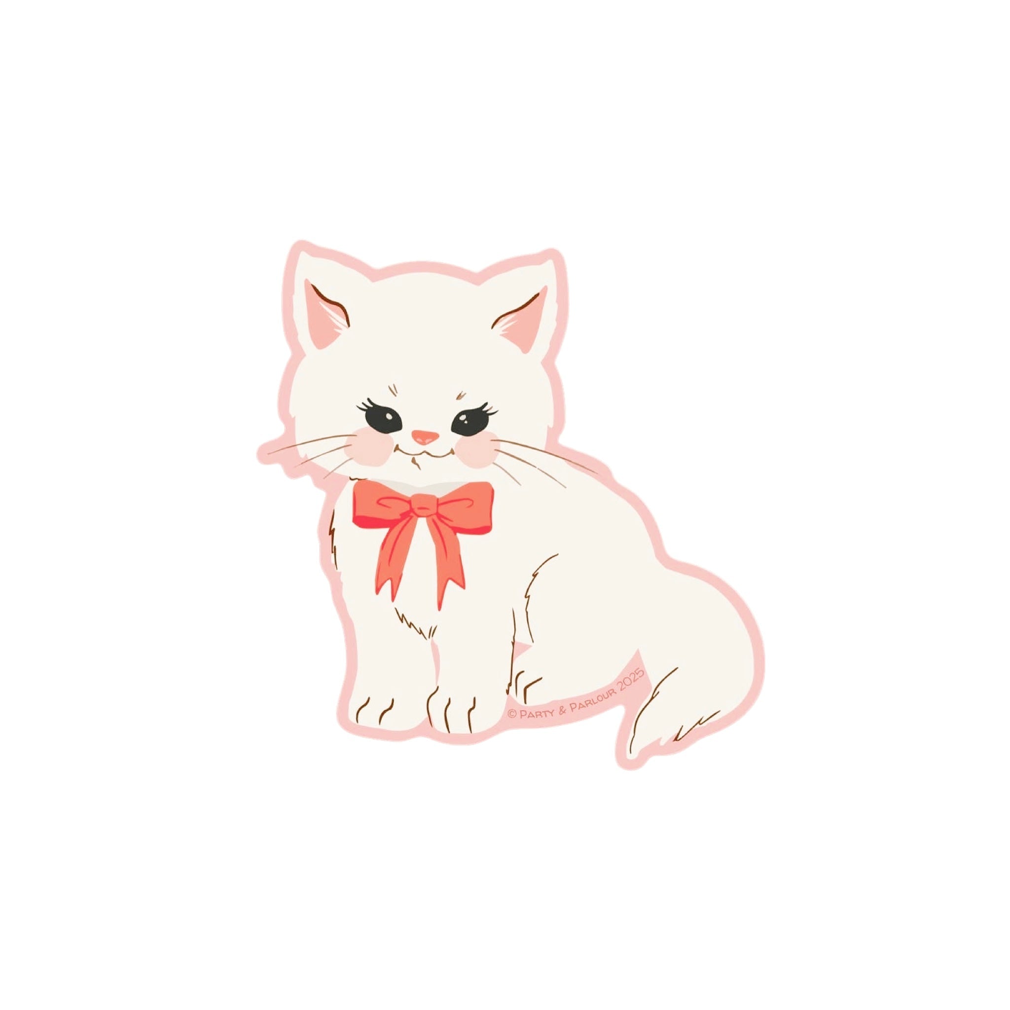 Kitschy Kitty Vinyl Sticker  - bubblegum market