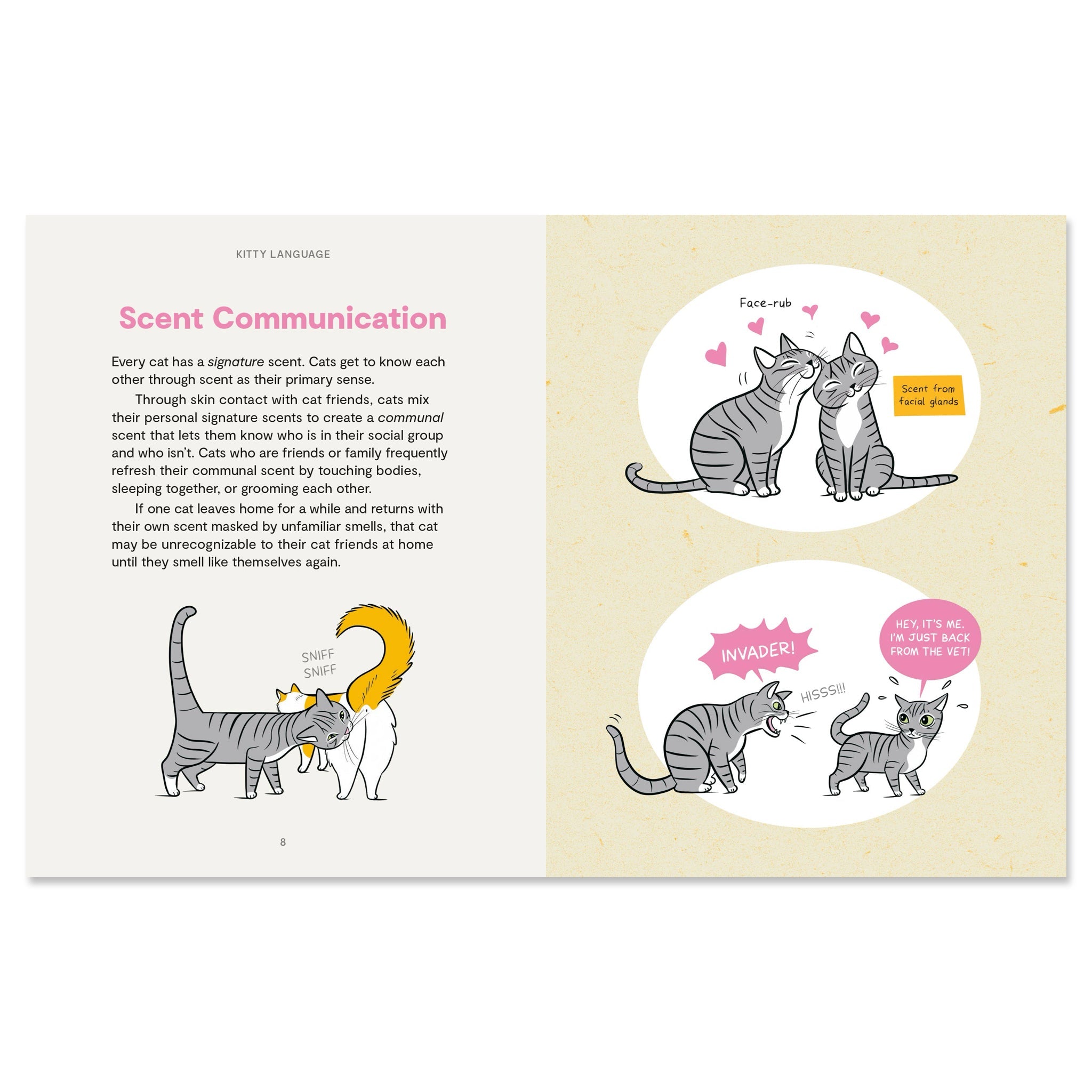 Kitty Language: An Illustrated Guide to Understanding Your Cat - bubblegum market