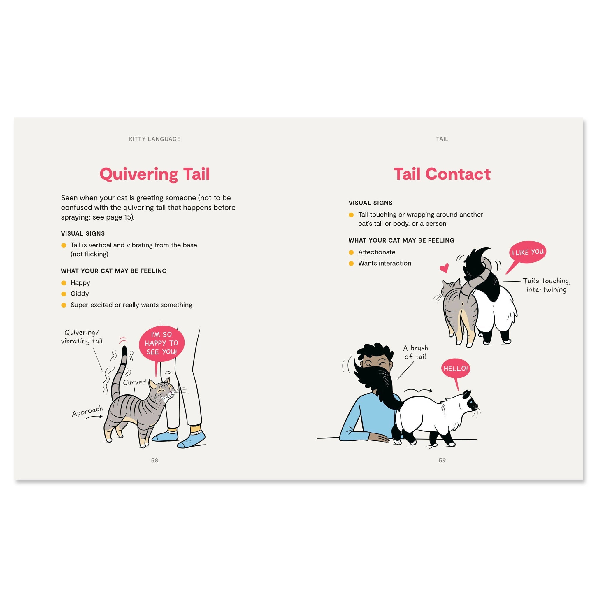 Kitty Language: An Illustrated Guide to Understanding Your Cat - bubblegum market