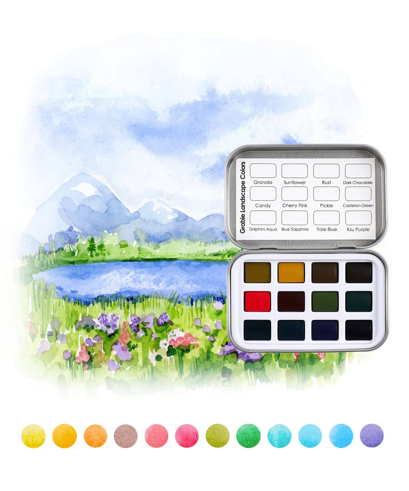 Landscape Pocket Watercolor Set - bubblegum market