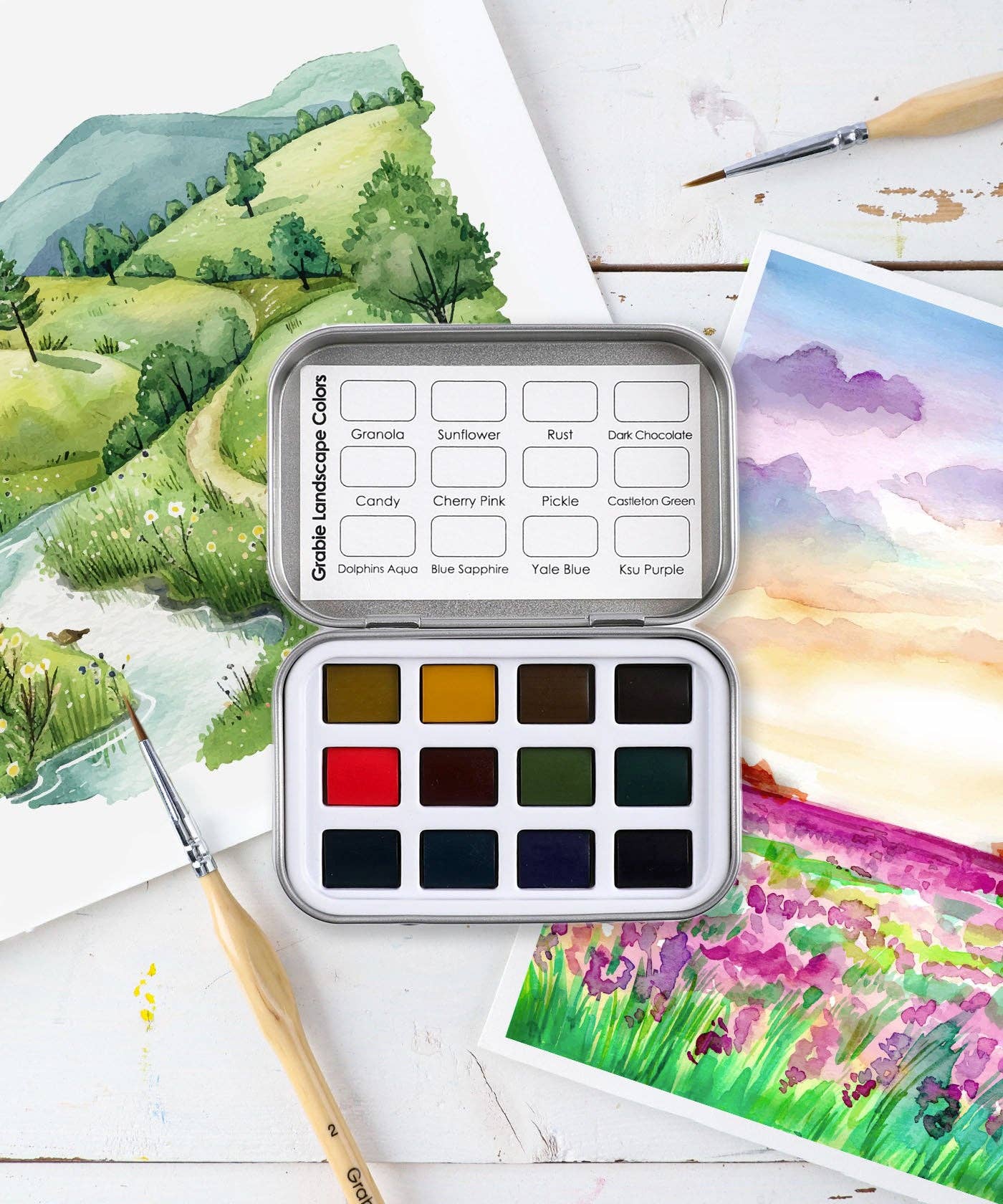 Landscape Pocket Watercolor Set - bubblegum market