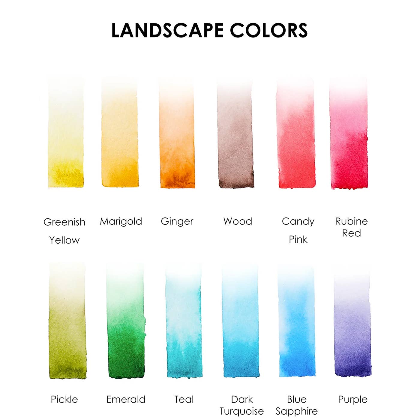Landscape Pocket Watercolor Set - bubblegum market