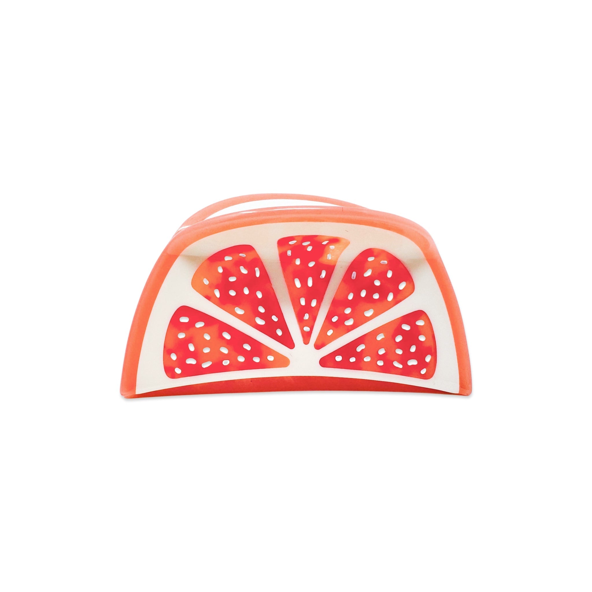 Large Grapefruit Slice Hair Claw Clip - bubblegum market