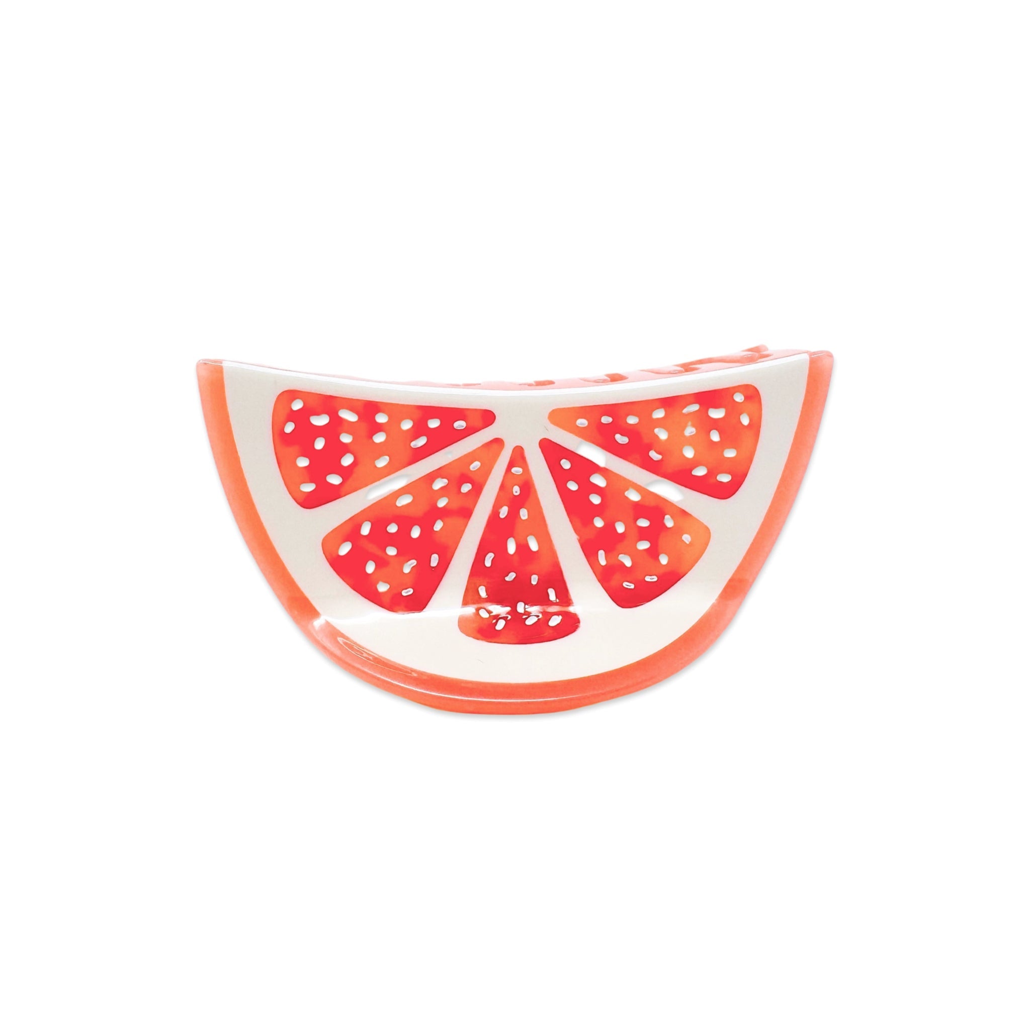Large Grapefruit Slice Hair Claw Clip - bubblegum market
