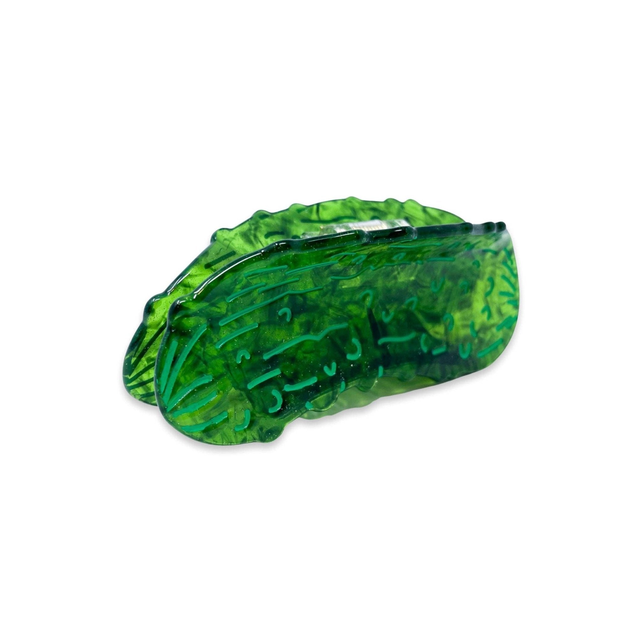 Large Pickle Hair Claw Clip - bubblegum market