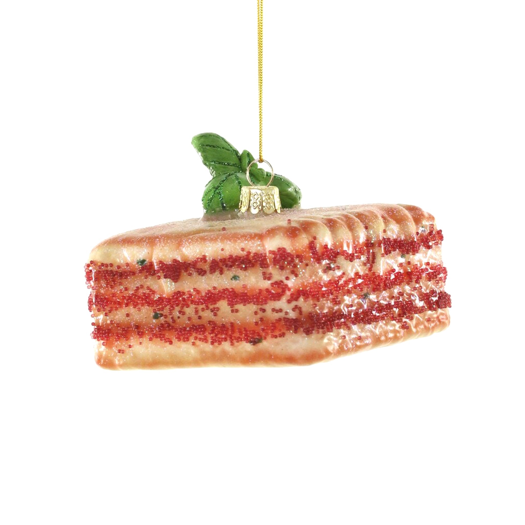 Lasagna Ornament 2.75" - bubblegum market
