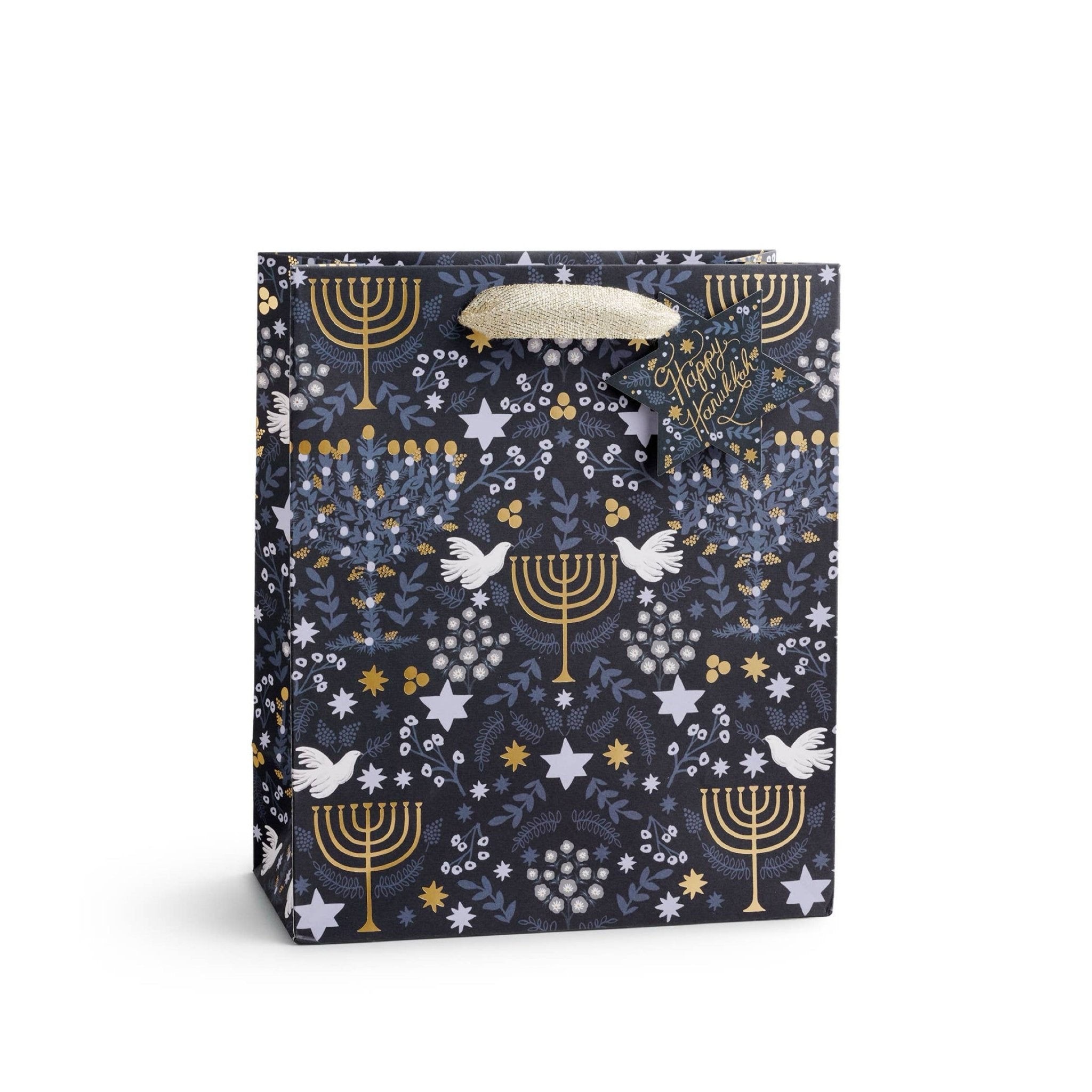 Laurel Menorah Gift Bag | Assorted Sizes - bubblegum market