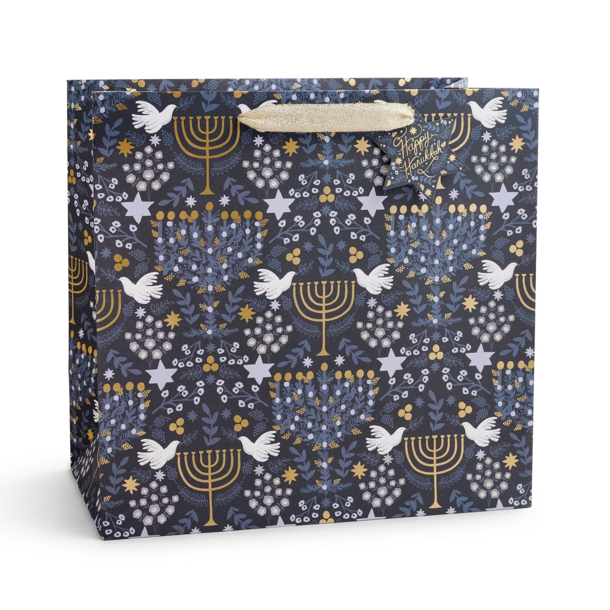 Laurel Menorah Gift Bag | Assorted Sizes - bubblegum market
