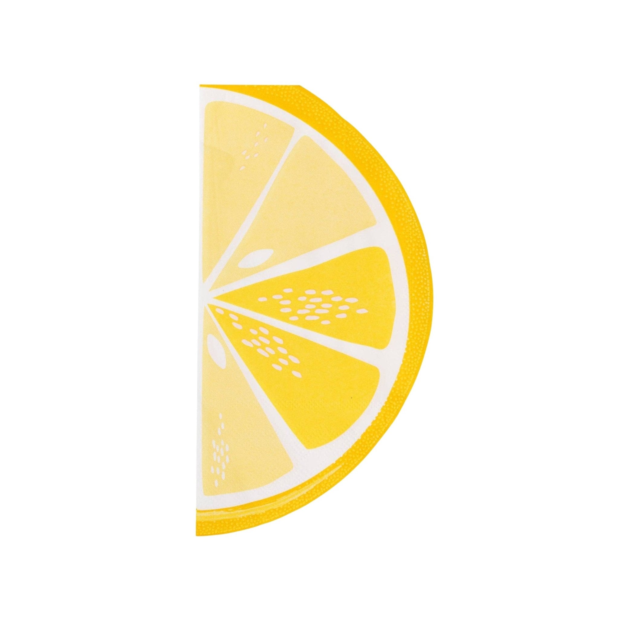 Lemon Slice Dinner Napkins - bubblegum market
