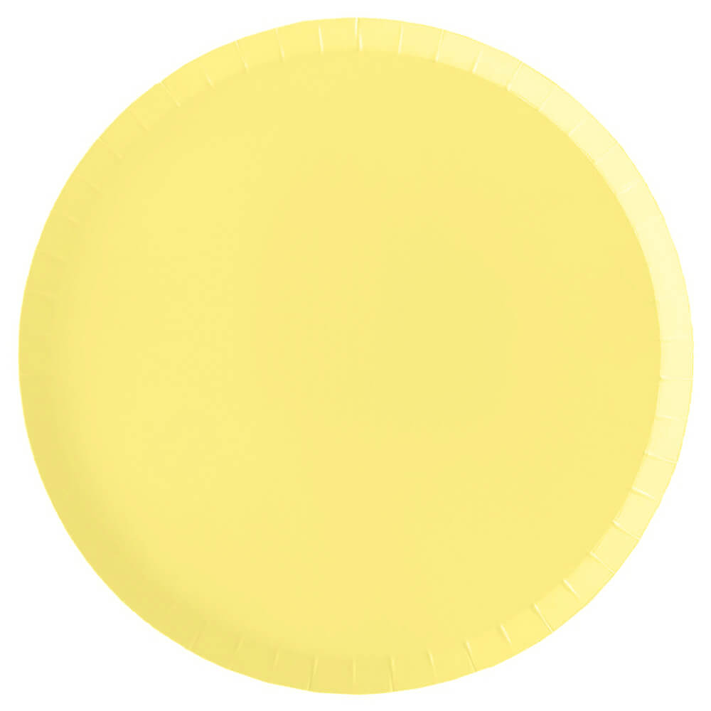 Lemon Yellow Dinner Plates 10" - bubblegum market