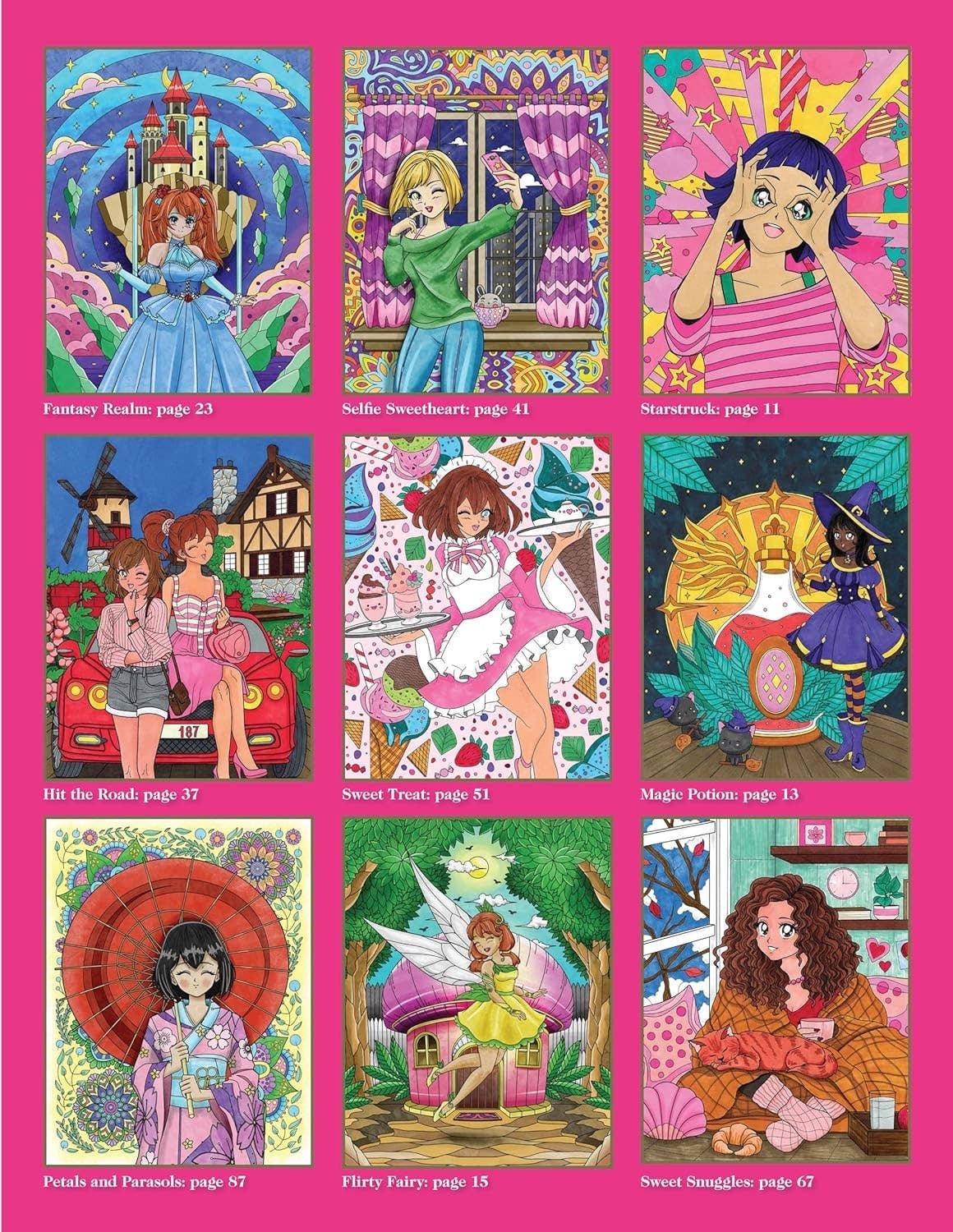 Let's Color Manga - bubblegum market