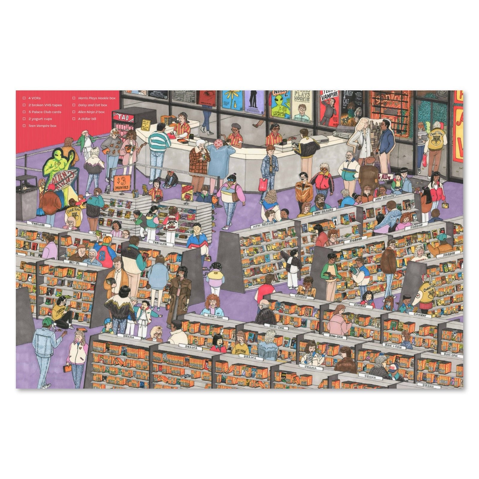 Let's Go to the Mall: An 80s Seek - and - Find - bubblegum market