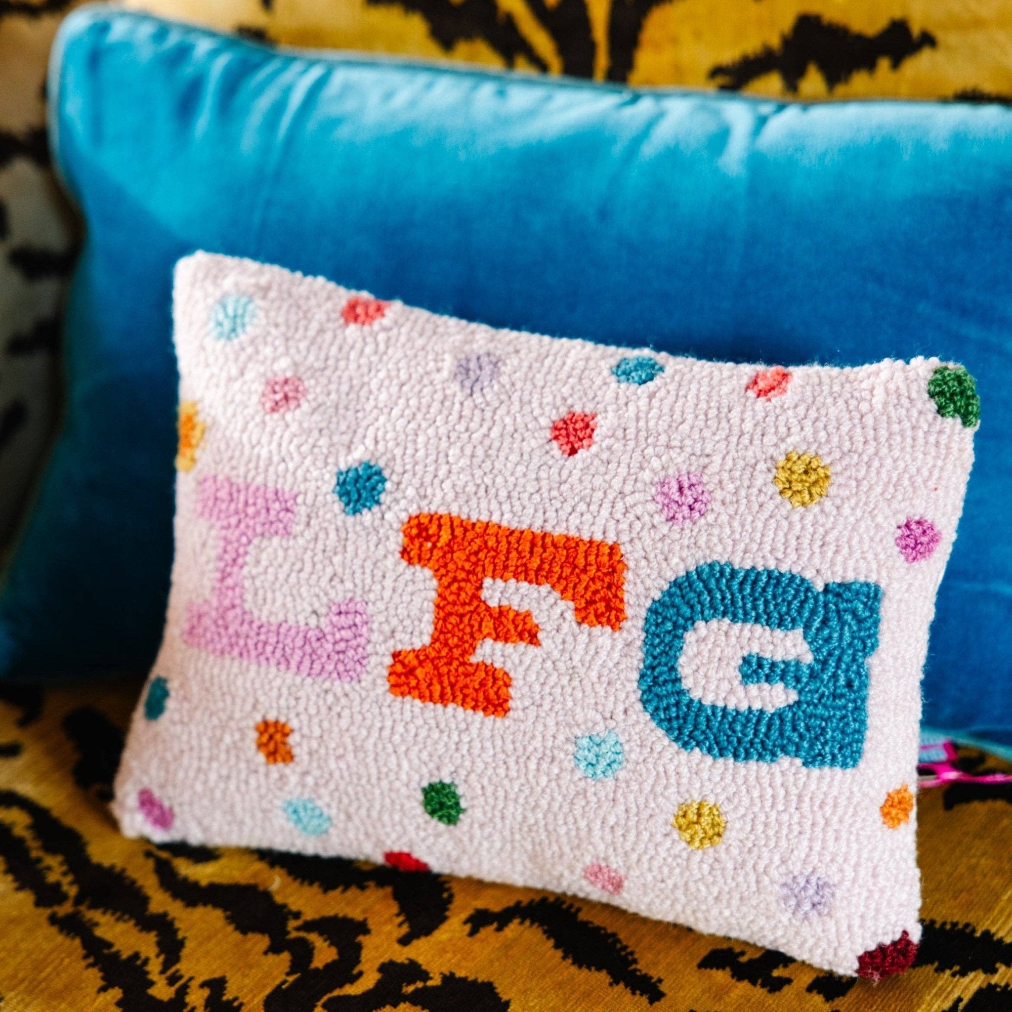 LFG Hook Pillow - bubblegum market